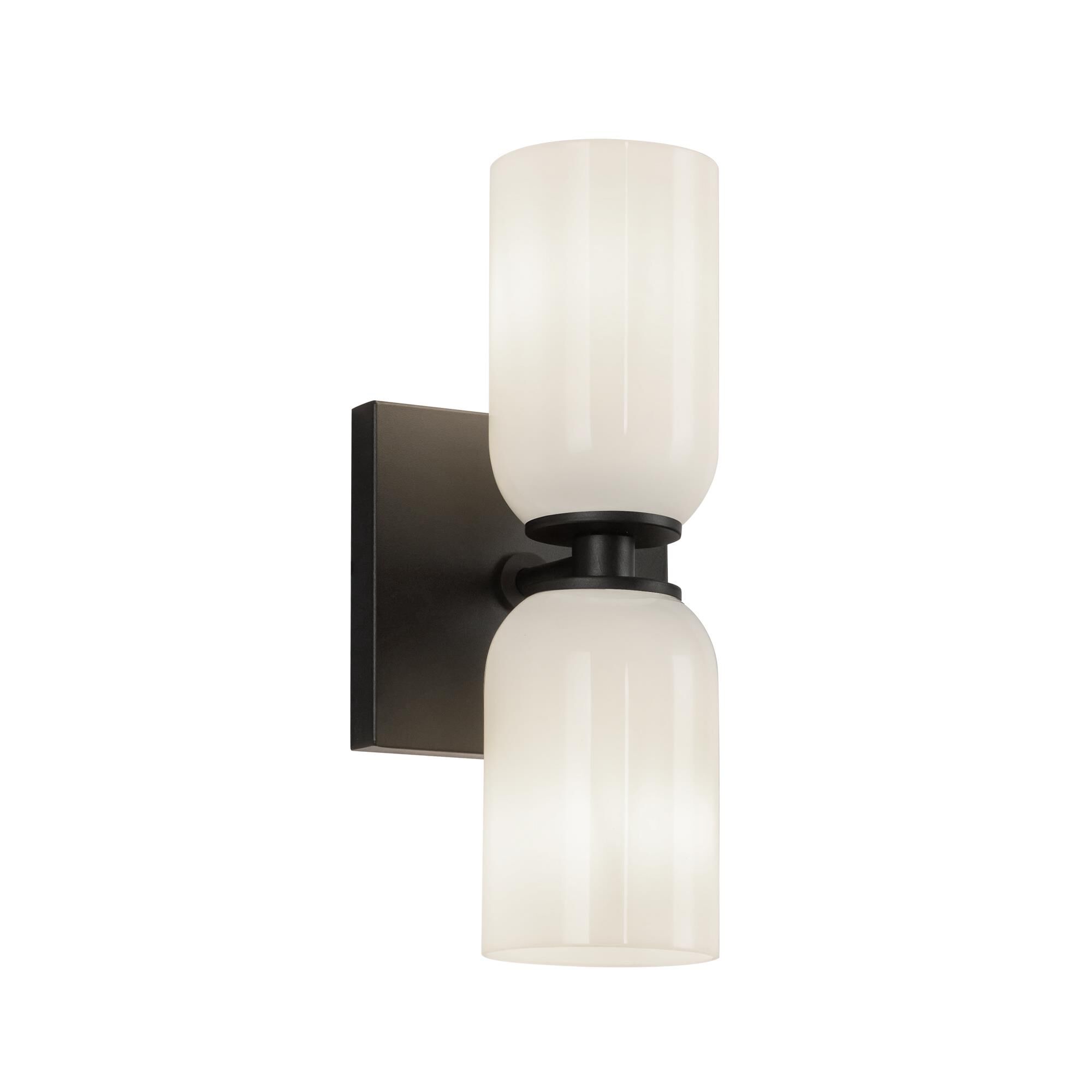Shown in Black/Glossy Opal Glass finish and Opal Glass shade