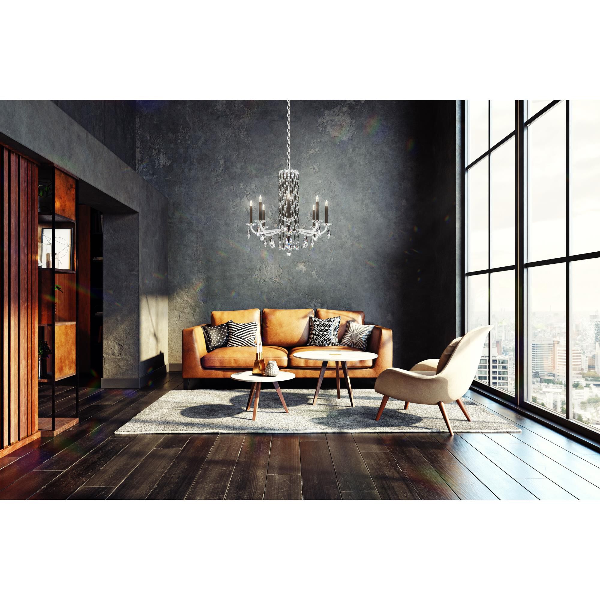 Shown in Stainless Steel finish and Clear Heritage crystal