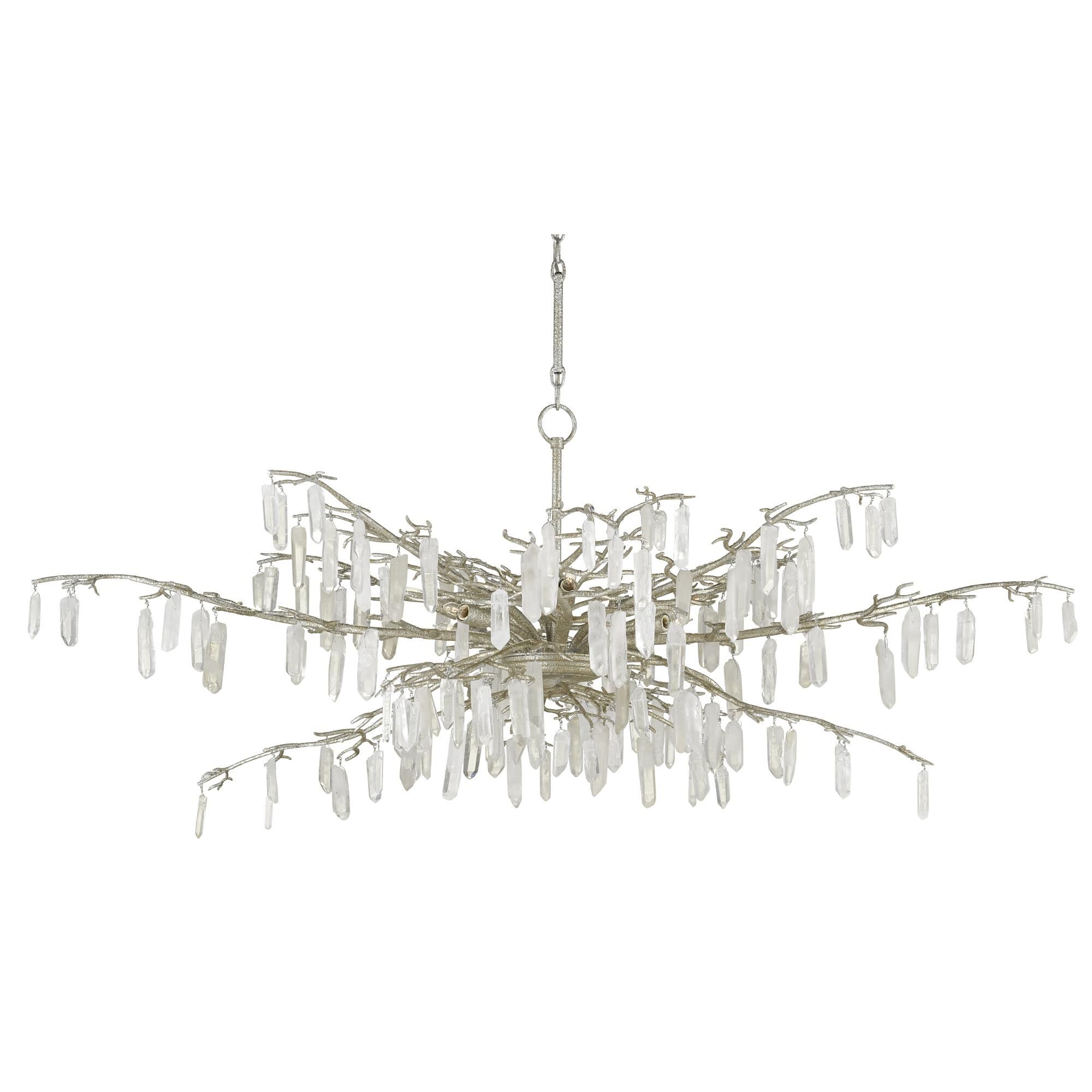 Aviva Stanoff Forest Dawn 8 Light Chandelier by Currey and Company