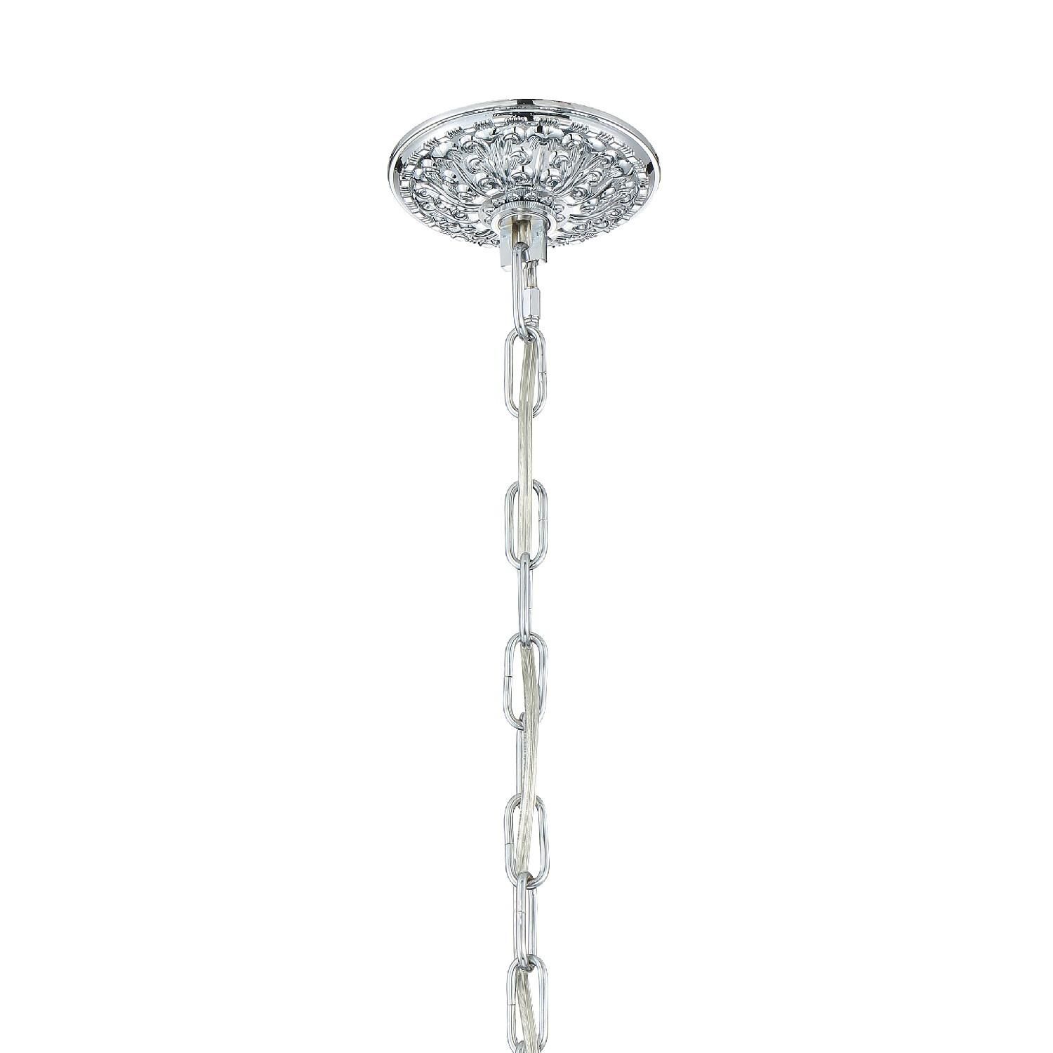 Traditional Crystal 22 Inch 5 Light Mini Chandelier by Crystorama