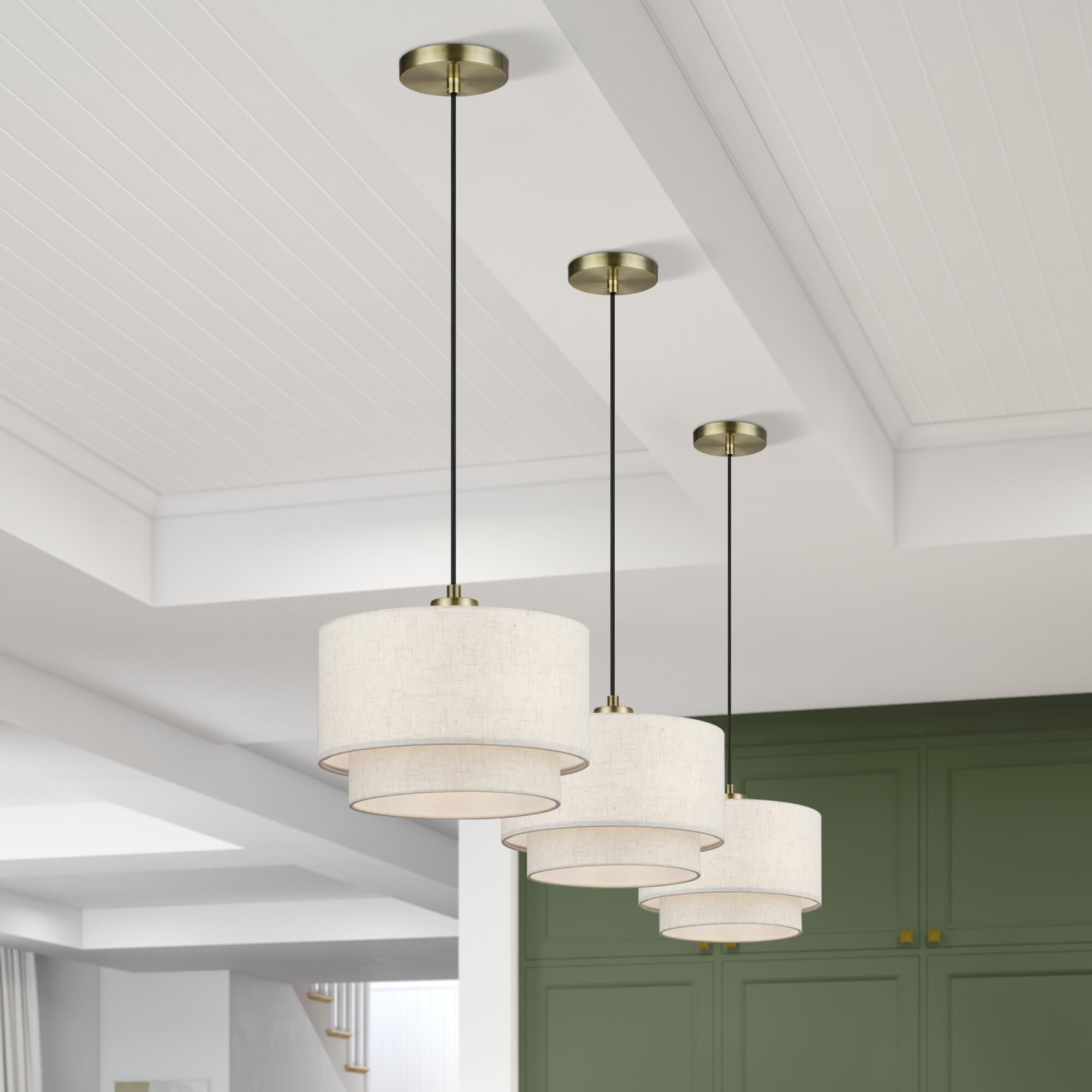 Manorwood 12 Inch Mini Pendant by Livex Lighting