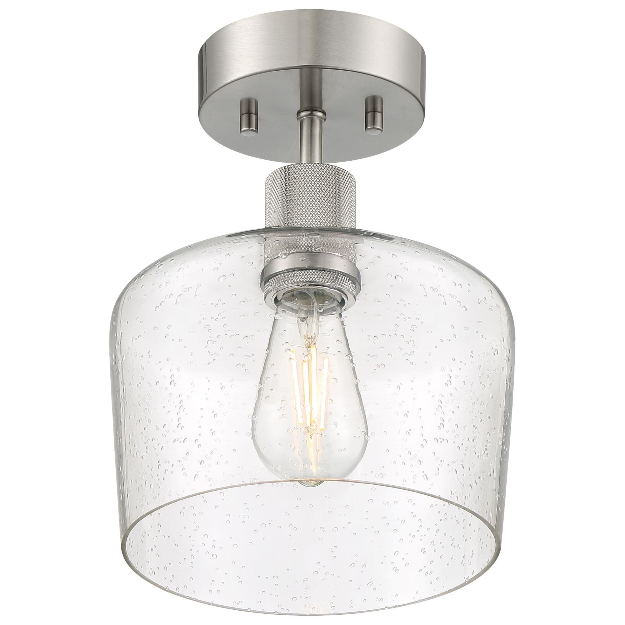 Port Nine 9 Inch 1 Light LED Semi Flush Mount by Access Lighting