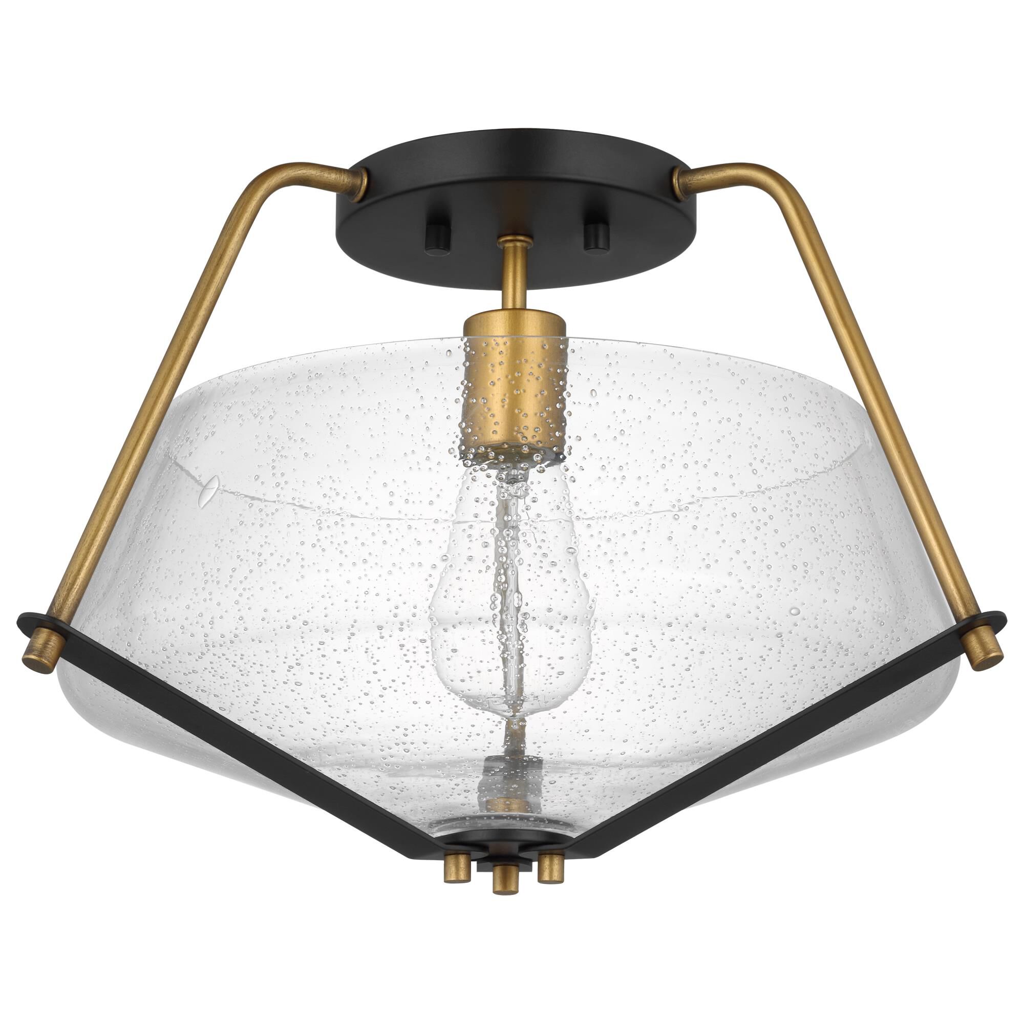 Starlight 10 Inch 1 Light Semi Flush Mount by Nuvo Lighting
