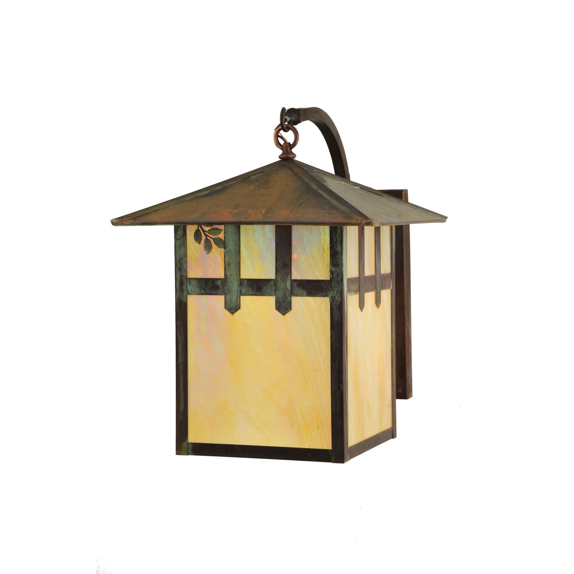 Seneca Double Cross Mission Branch 21 Inch Wall Sconce by Meyda Lighting