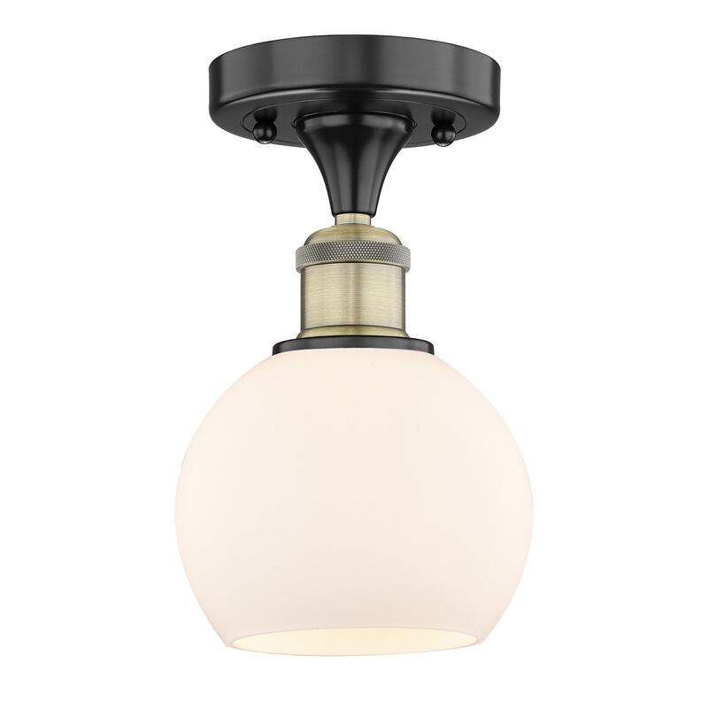 Bruno Marashlian Athens 6 Inch 1 Light Semi Flush Mount by Innovations Lighting