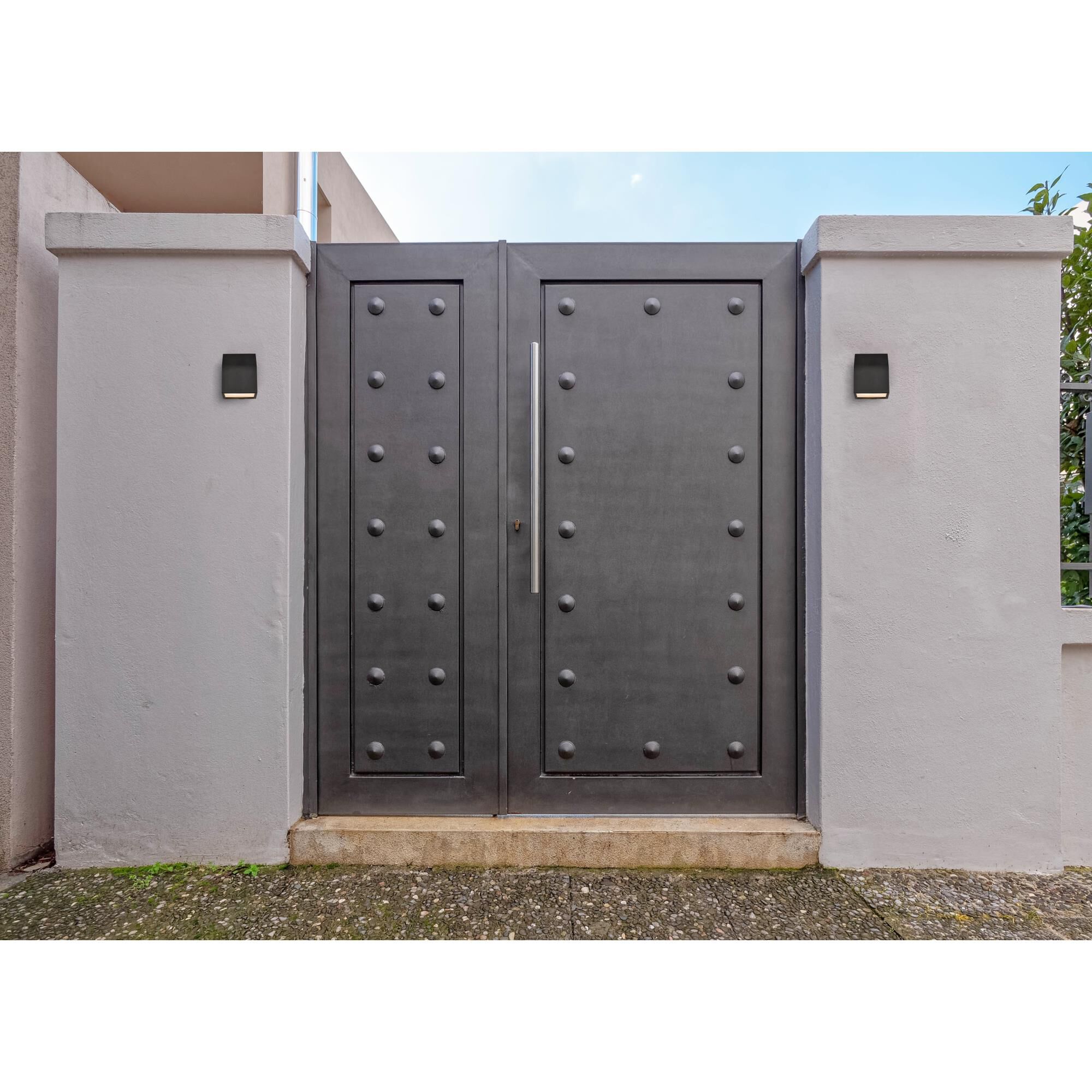 Elegant Lighting Raine 6 Inch Tall LED Outdoor Wall Light