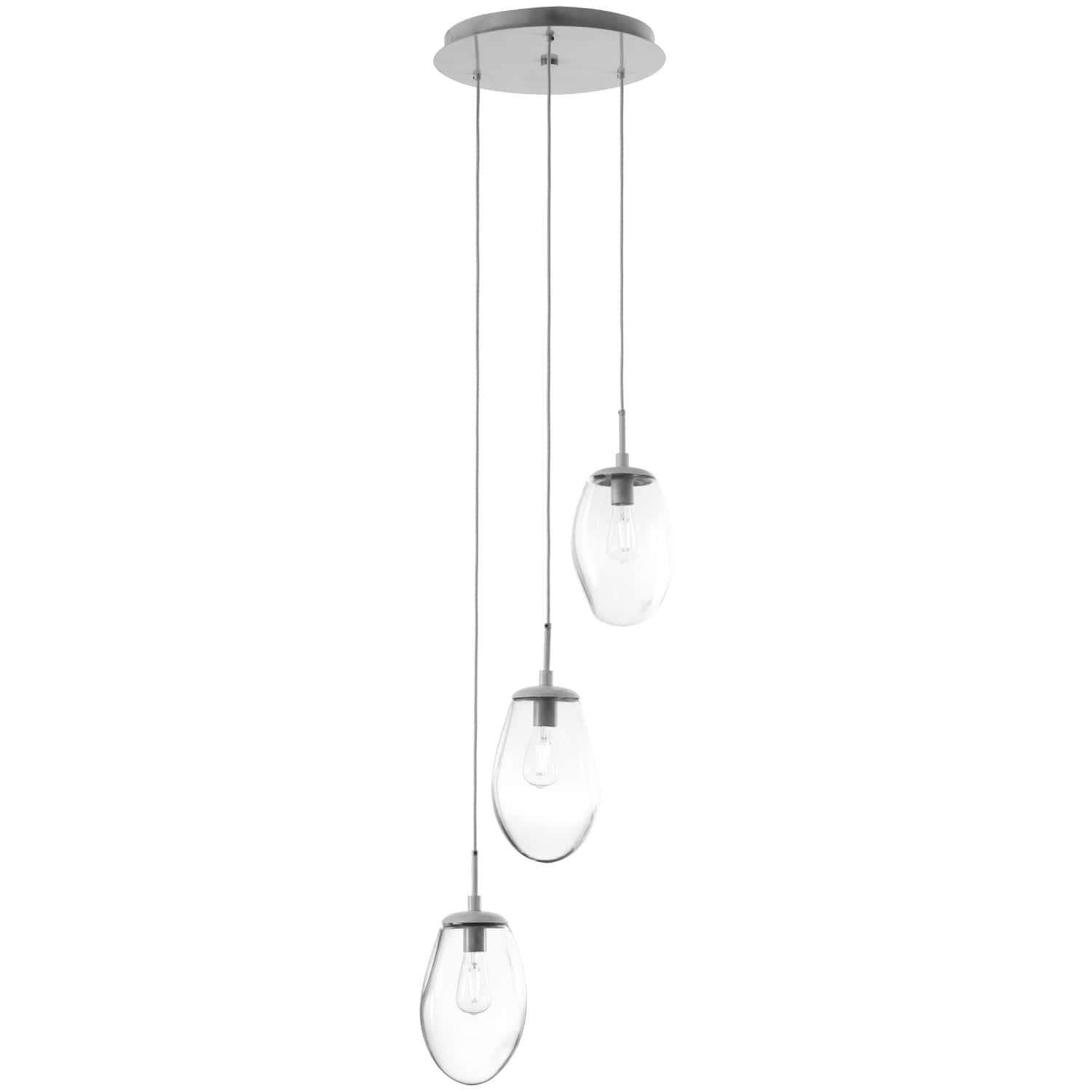 Levi Wilson Nebula 20 Inch 3 Light Multi Light Pendant by Hammerton Studio