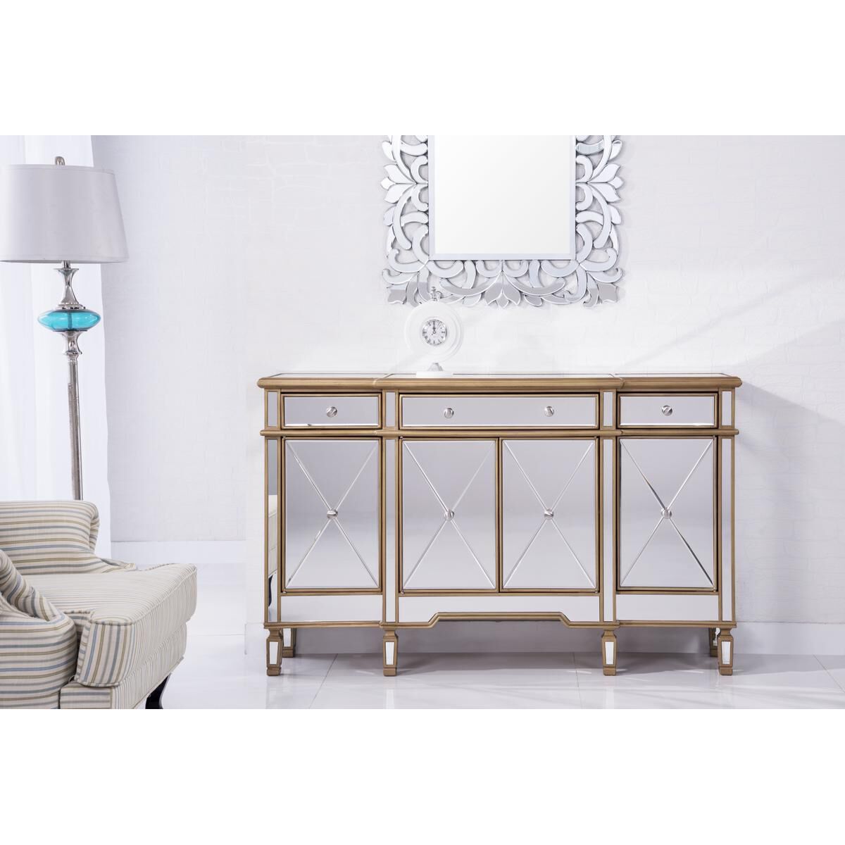 Contempo Credenza by Elegant Decor