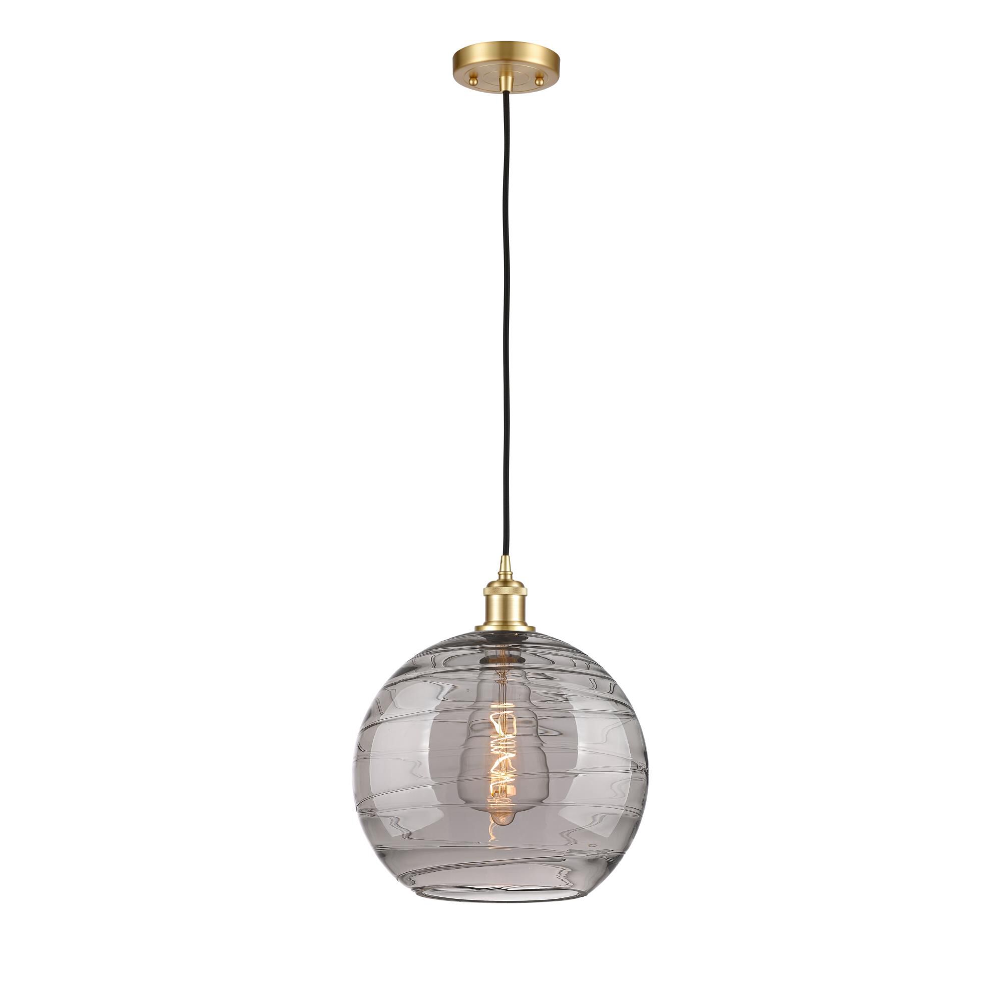 Bruno Marashlian Athens Deco Swirl 12 Inch Mini Pendant by Innovations Lighting