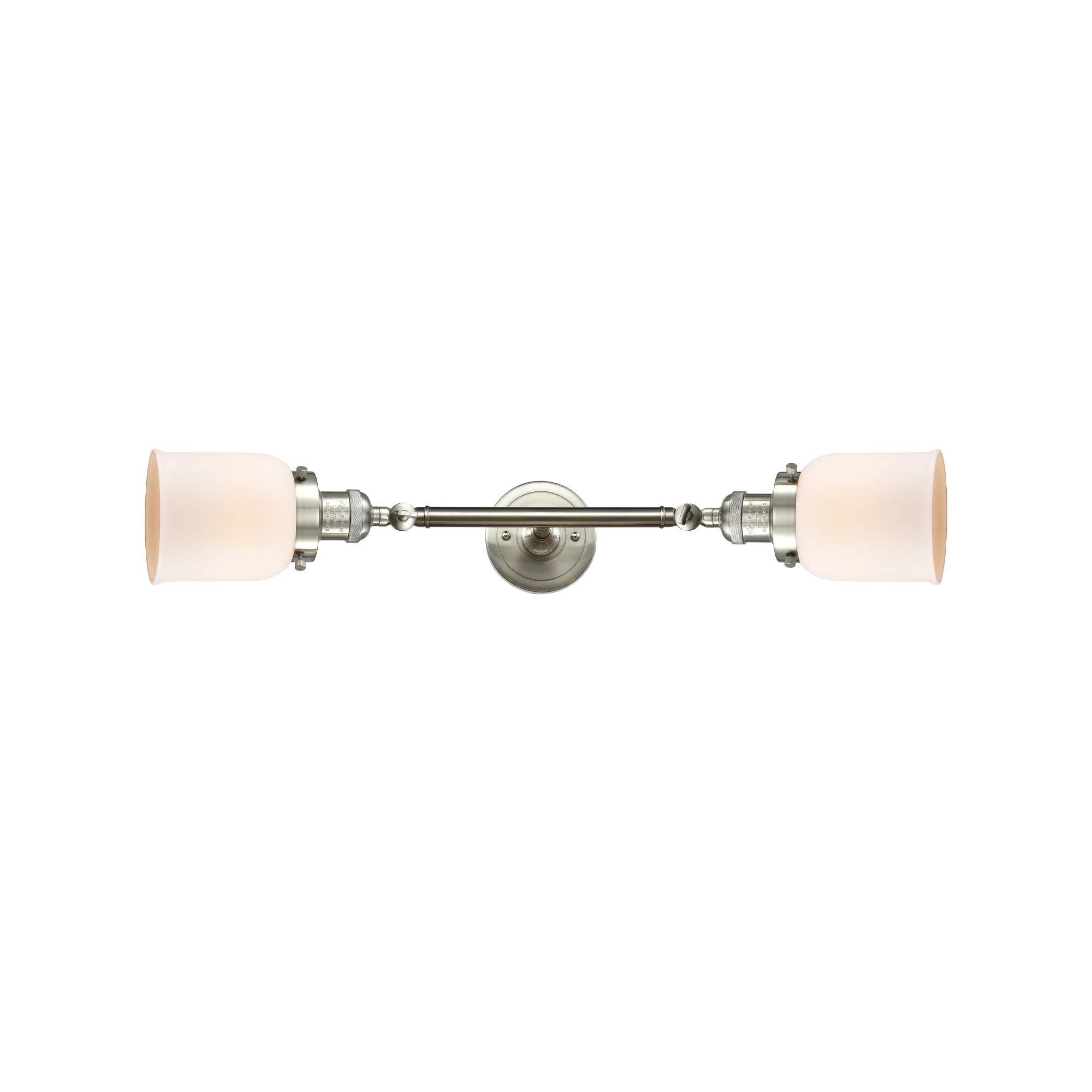 Bruno Marashlian Small Bell 16 Inch 2 Light Bath Vanity Light by Innovations Lighting