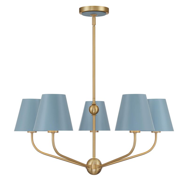 Xavier 28 Inch Chandelier by Crystorama