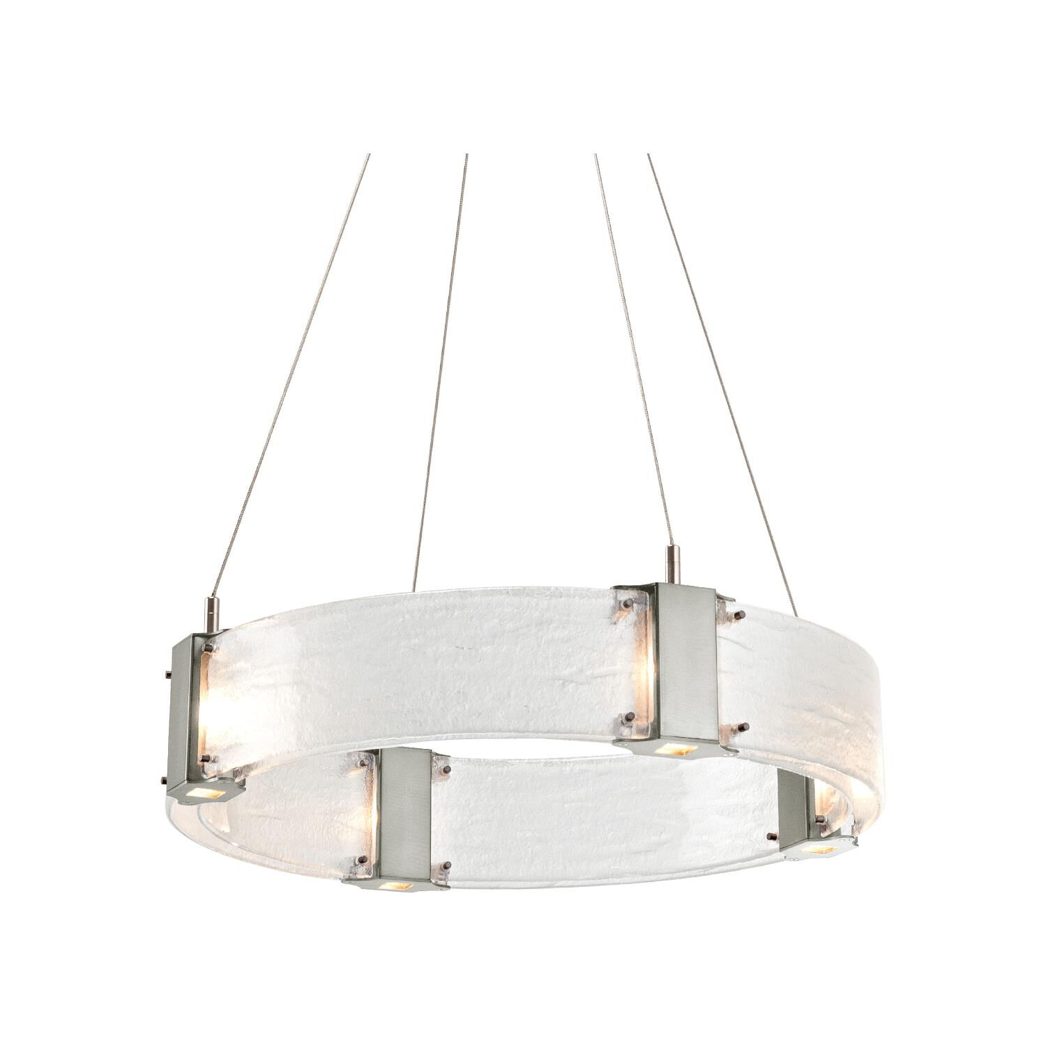 Shown in Metallic Beige Silver finish and Clear Granite glass