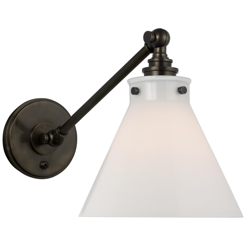 Visual Comfort Signature Collection Chapman and Myers Parkington 9 Inch LED Wall Sconce