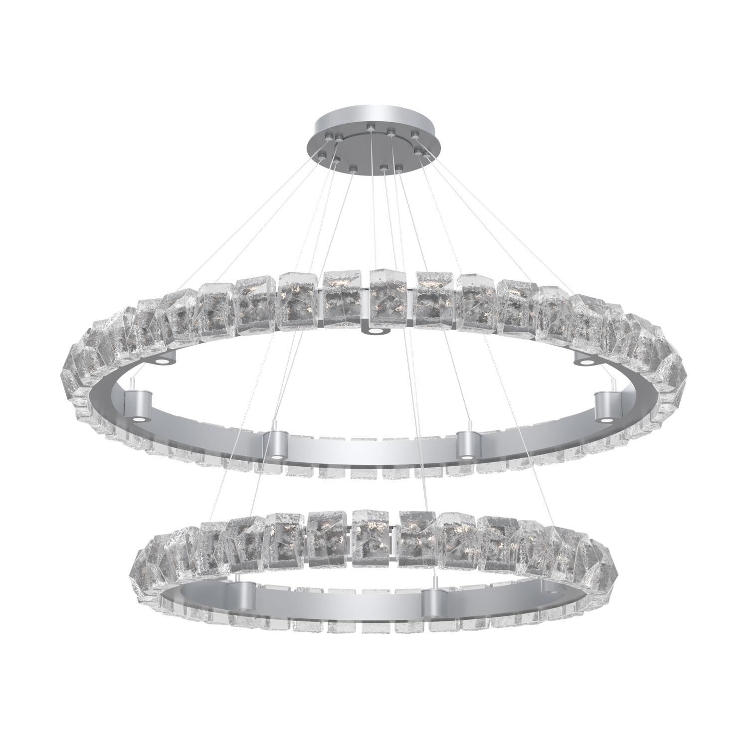 Shown in Classic Silver finish and Clear glass