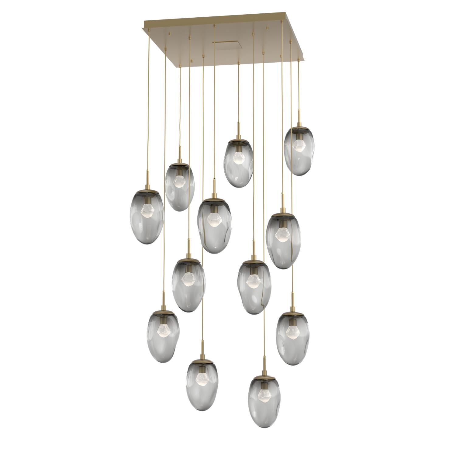 Levi Wilson Nebula 38 Inch 12 Light LED Multi Light Pendant by Hammerton Studio