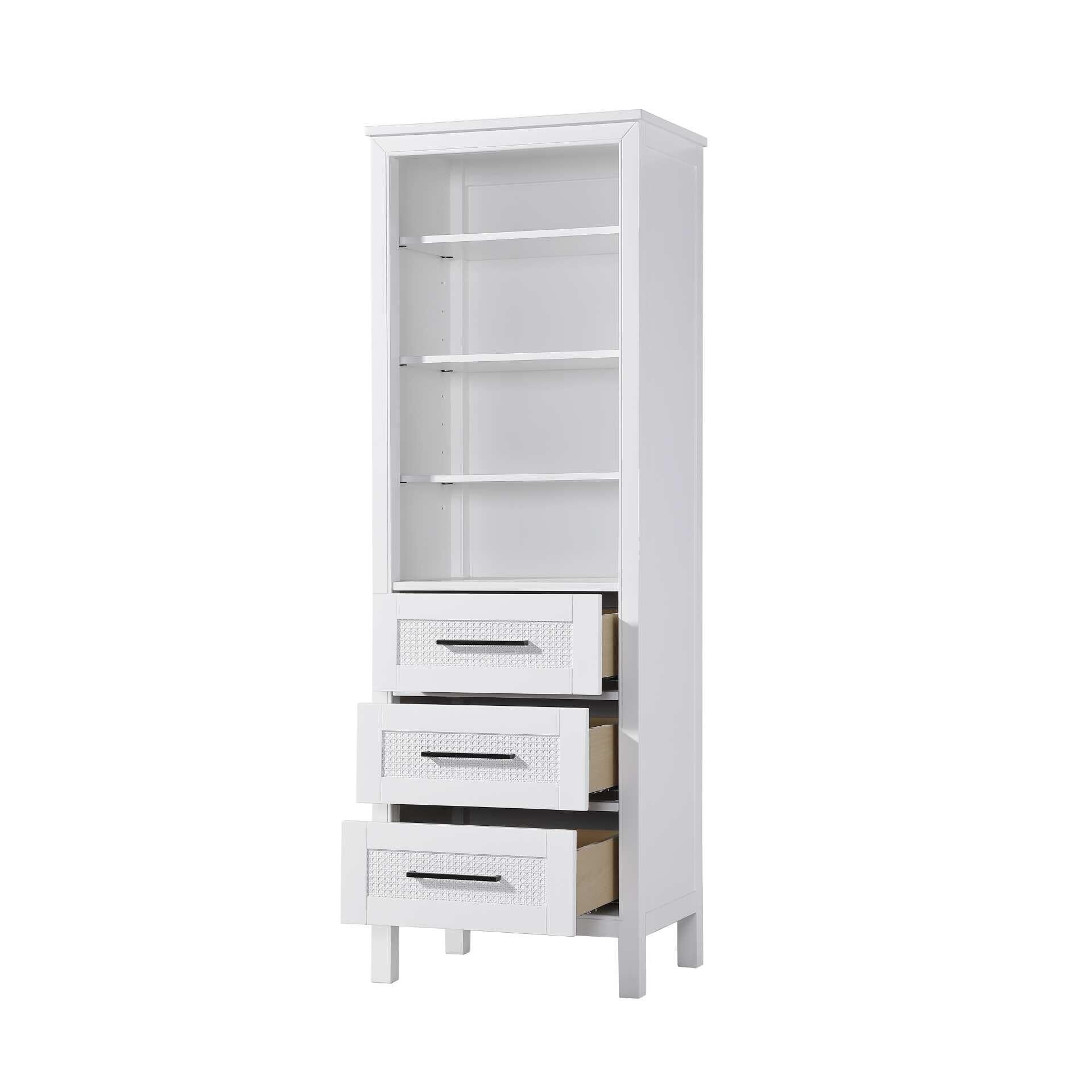 Shown in White finish