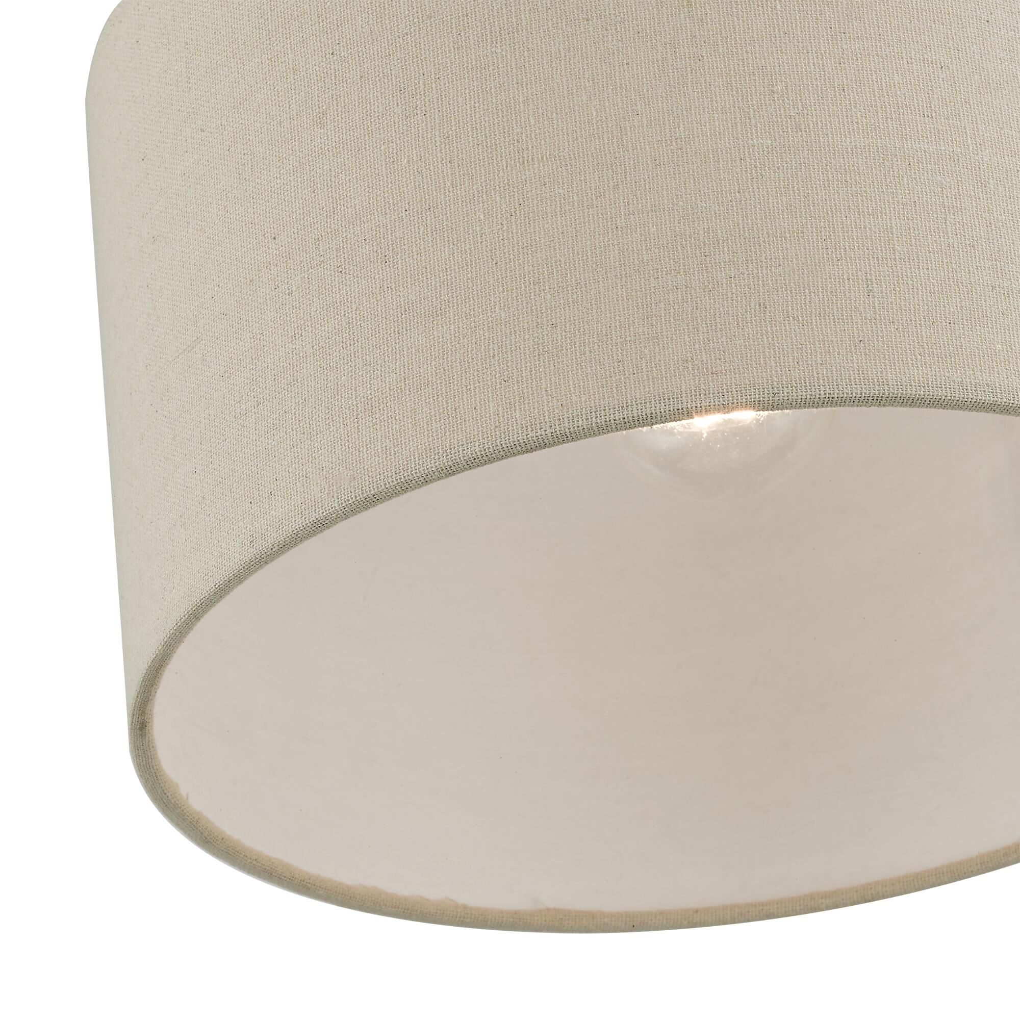 Burnett 10 Inch 1 Light Semi Flush Mount by Livex Lighting