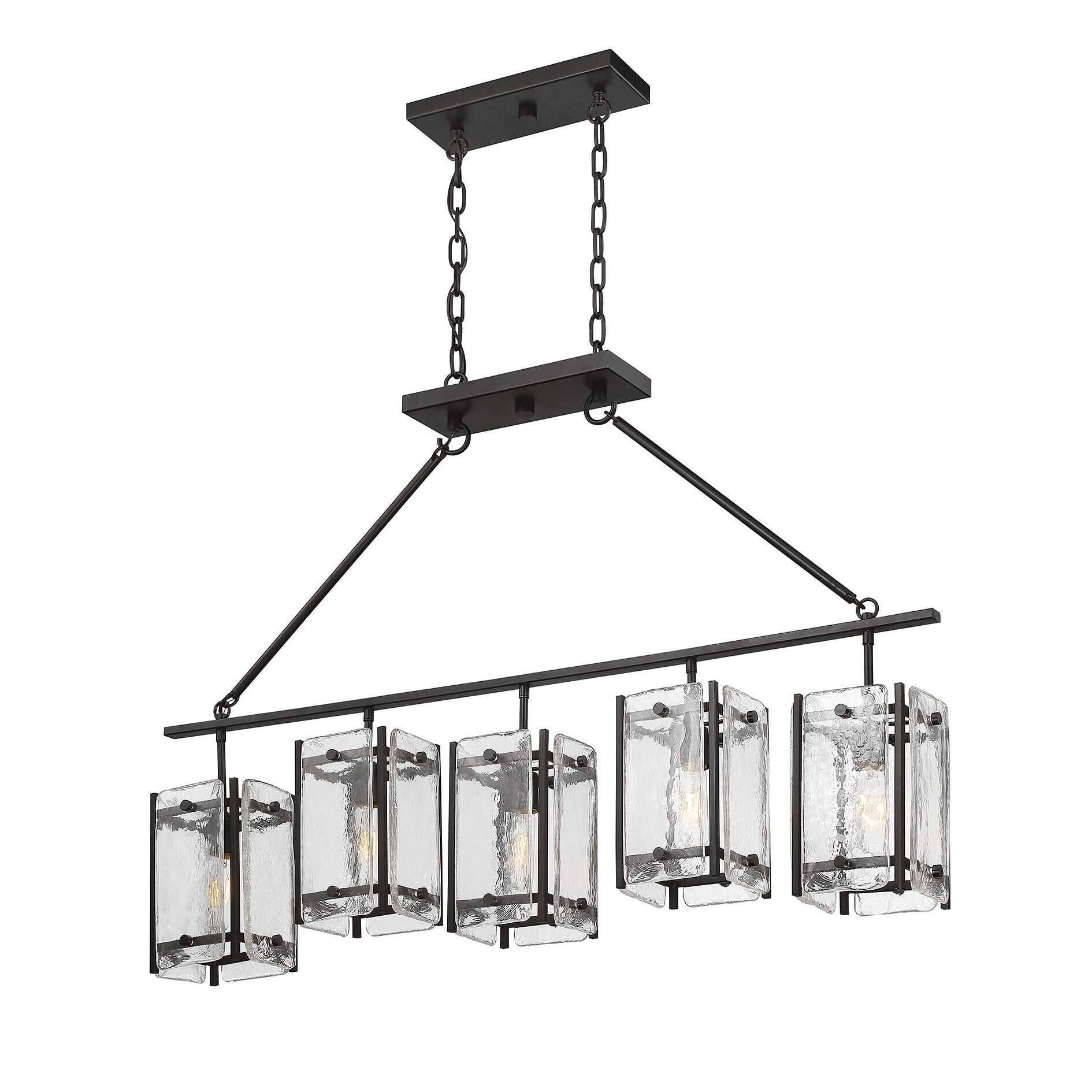 Brian Thomas Glenwood 45 Inch 5 Light Linear Suspension Light by Savoy House