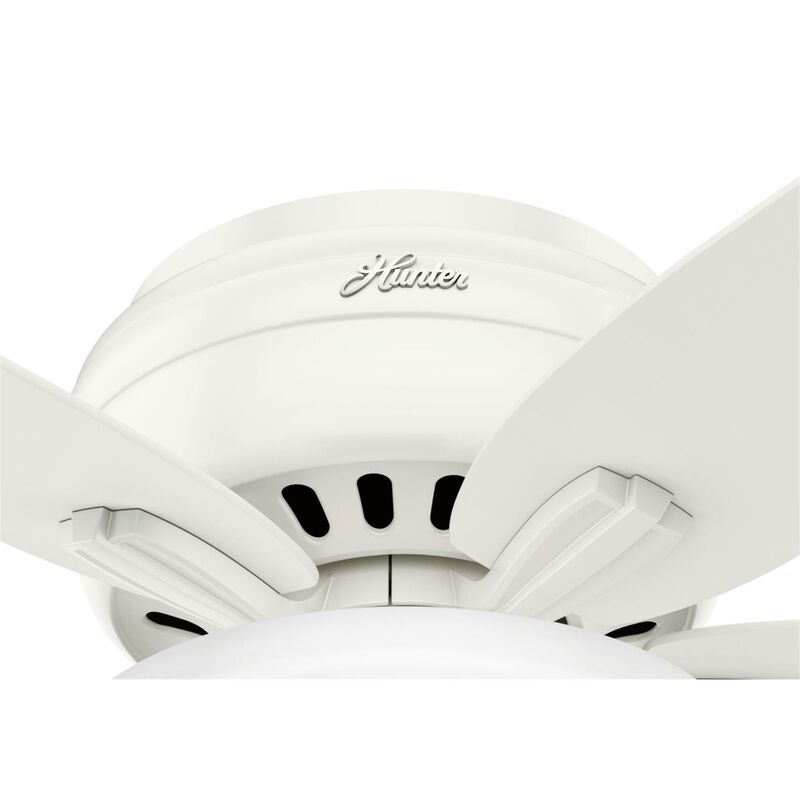 Newsome 42 Inch Flush Mount Fan with Light Kit by Hunter Fan