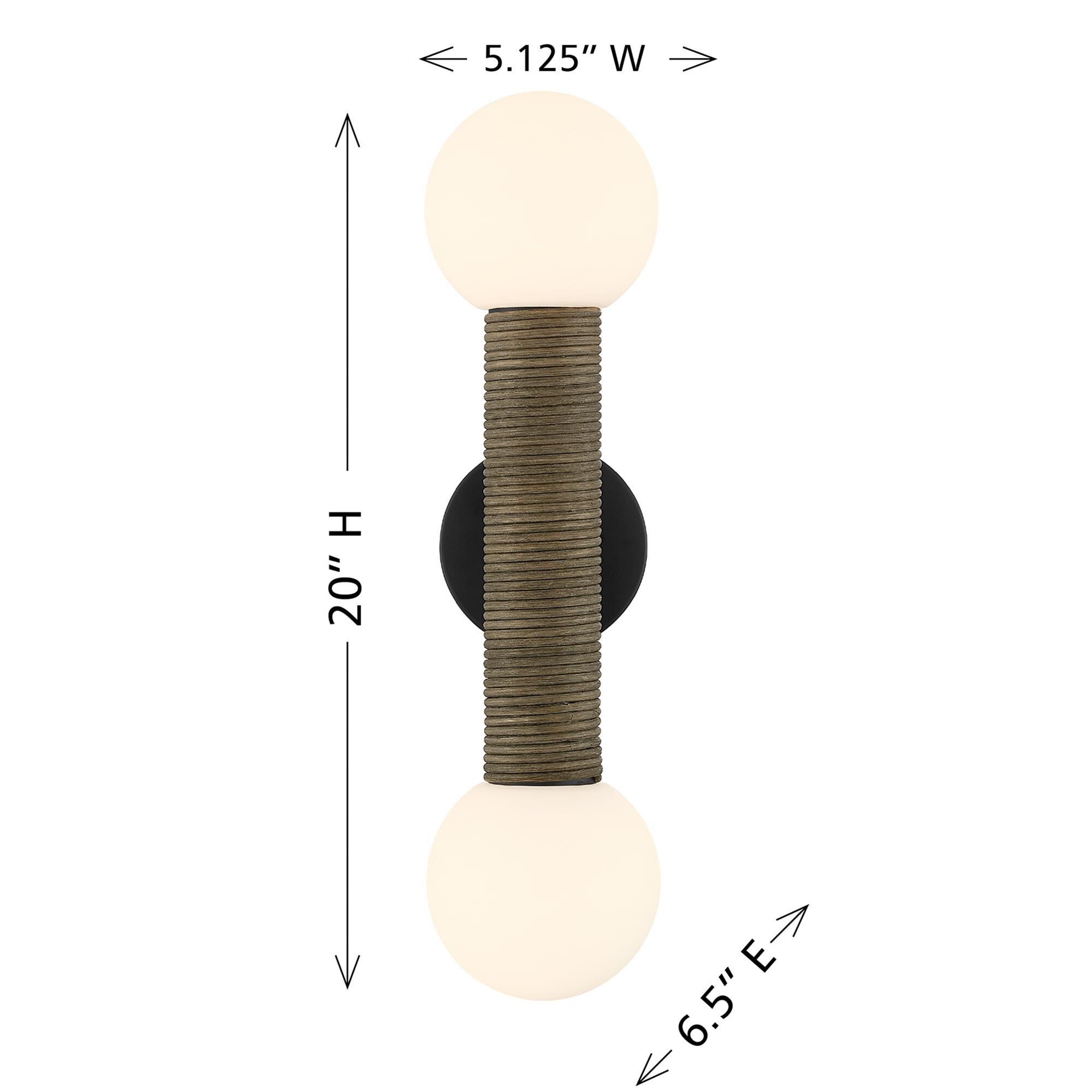 Jarrell Medium 2 Light Wall Sconce,