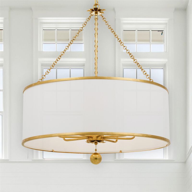 Broche 29 Inch Chandelier by Crystorama