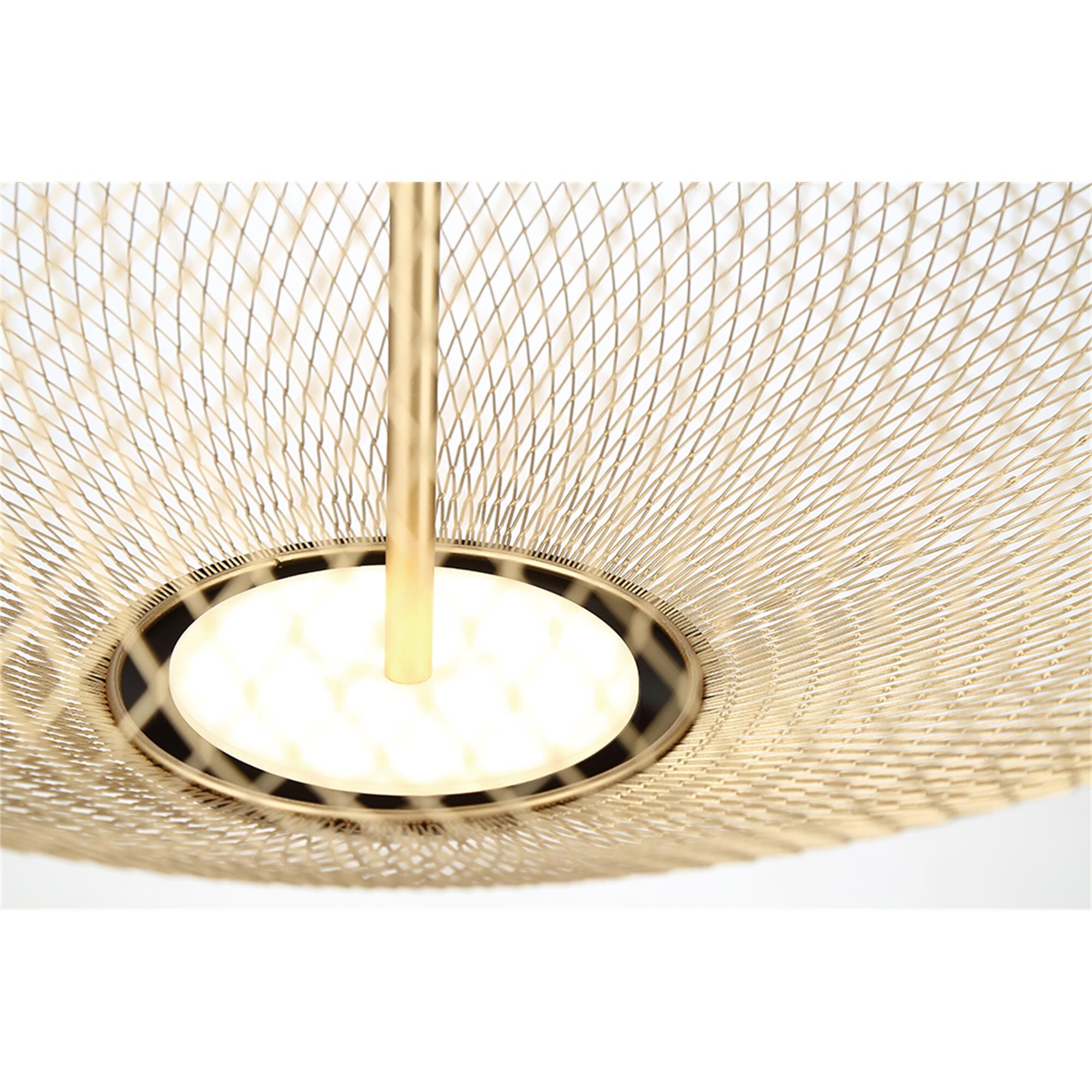 Shown in Black finish and Gold shade