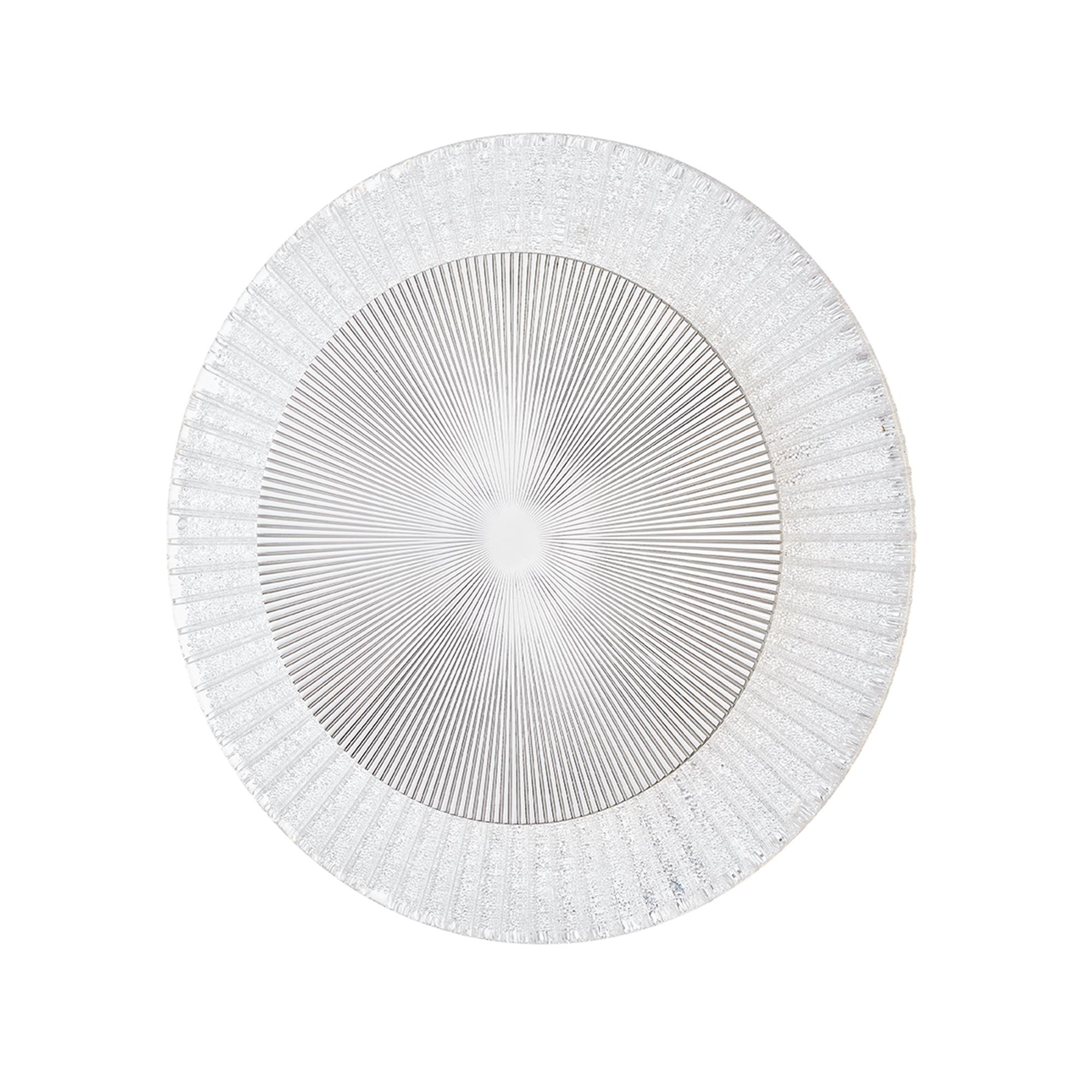 Shown in Polished Nickel finish and Clear glass