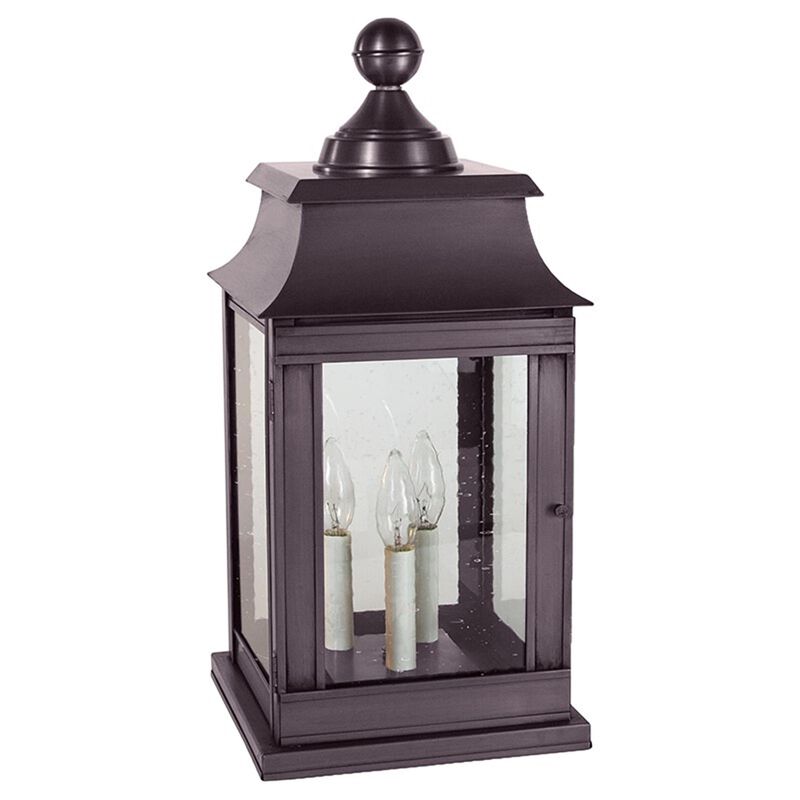 Concord 21 Inch 3 Light Outdoor Pier Lamp by Northeast Lantern