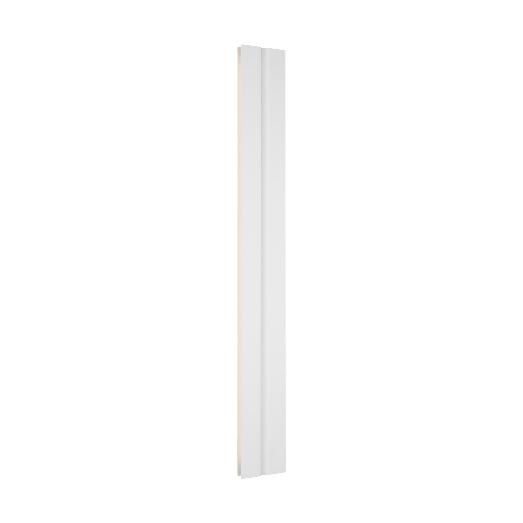 Shown in Matte White finish and Aluminum shade