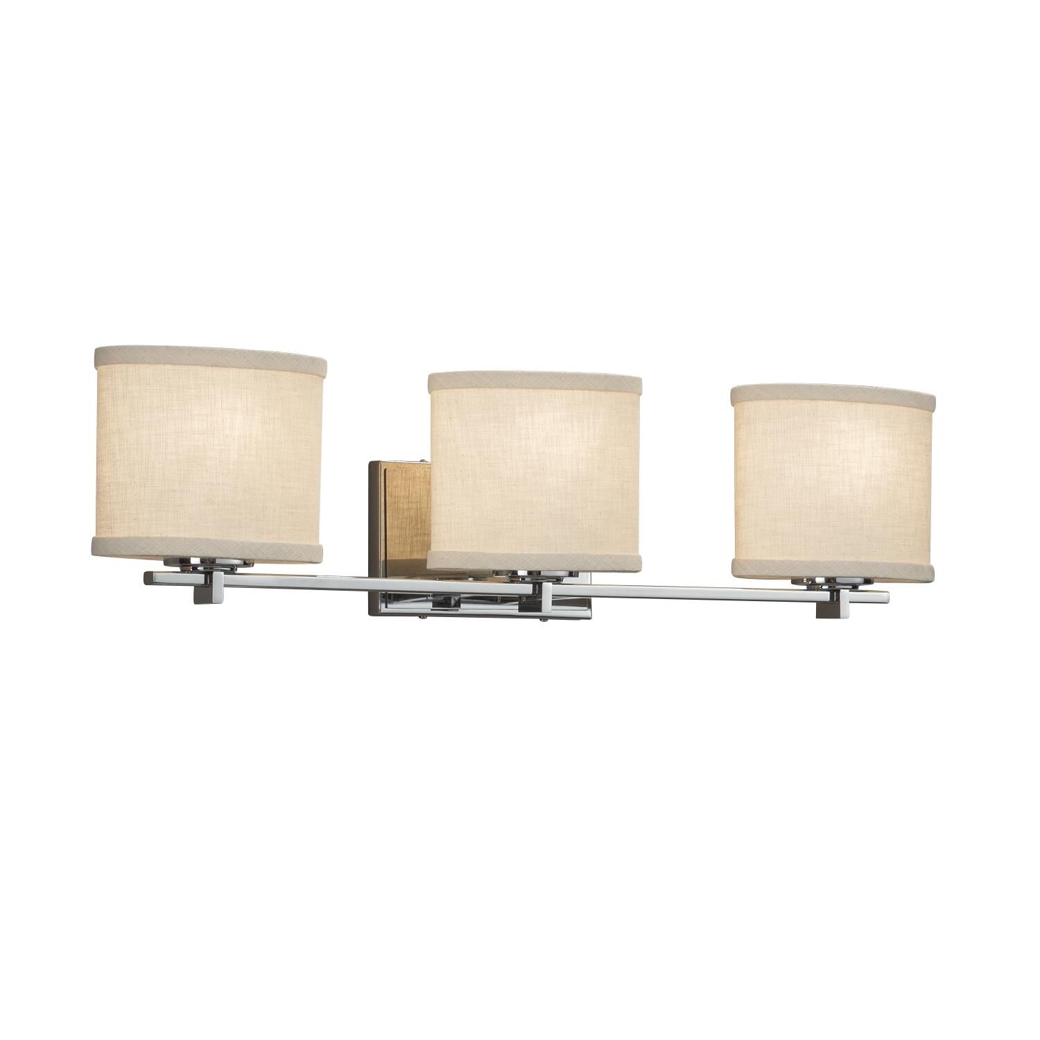 Textile 26 Inch 3 Light Bath Vanity Light by Justice Design Group