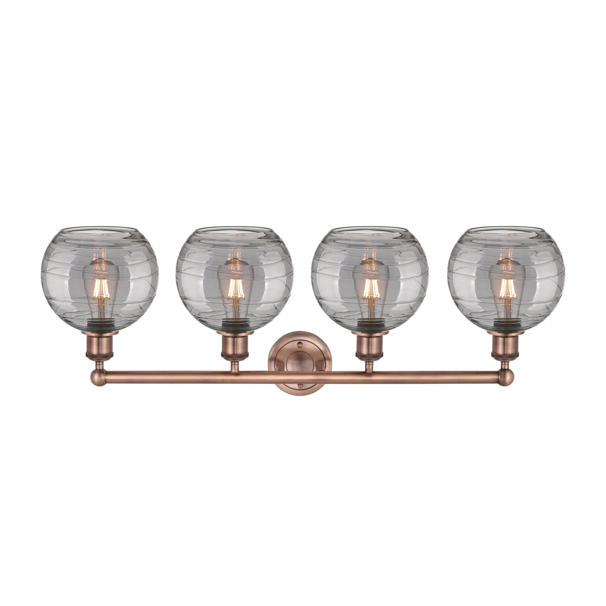Bruno Marashlian Athens Deco Swirl 35 Inch Bath Vanity Light by Innovations Lighting