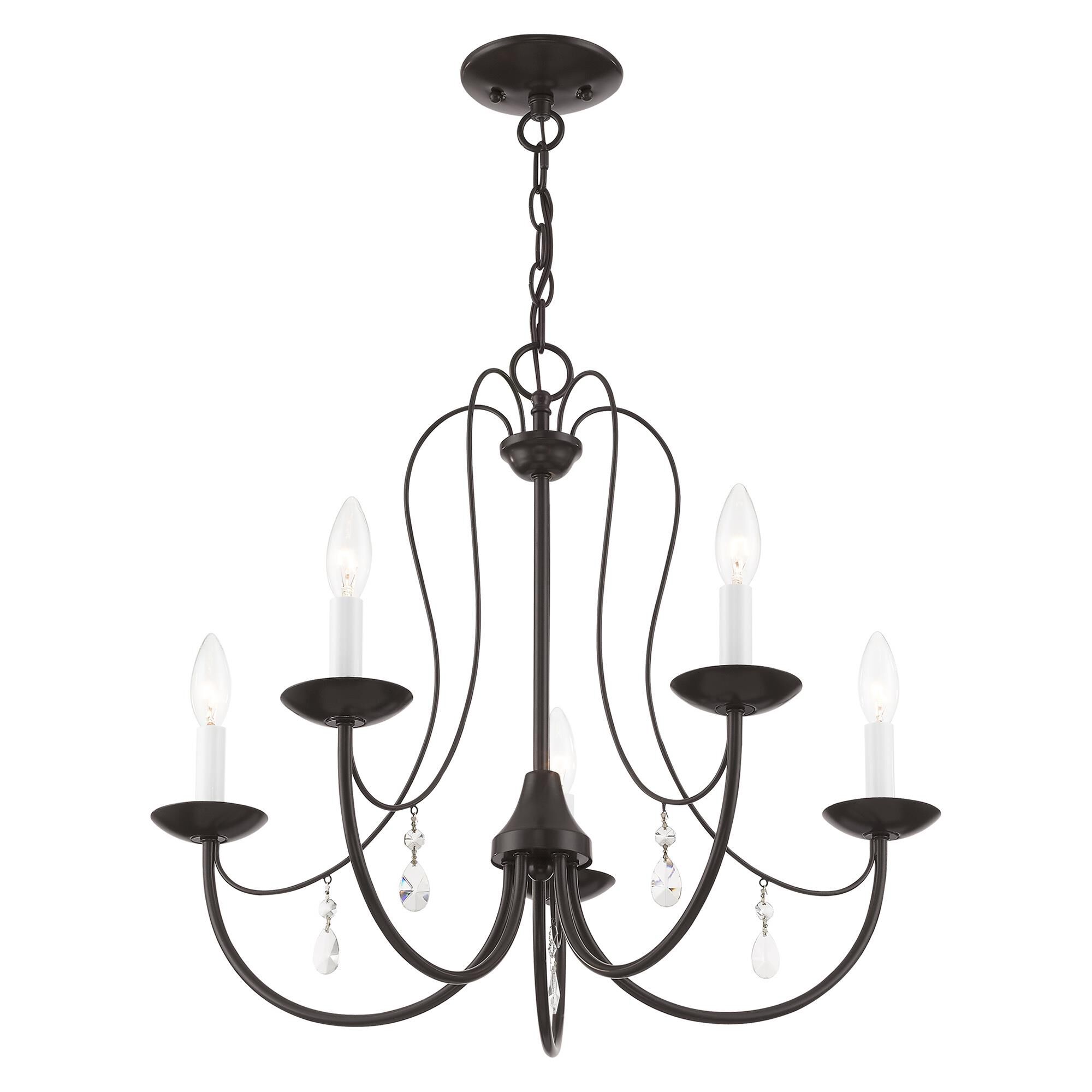 Mirabella 24 Inch 5 Light Chandelier by Livex Lighting