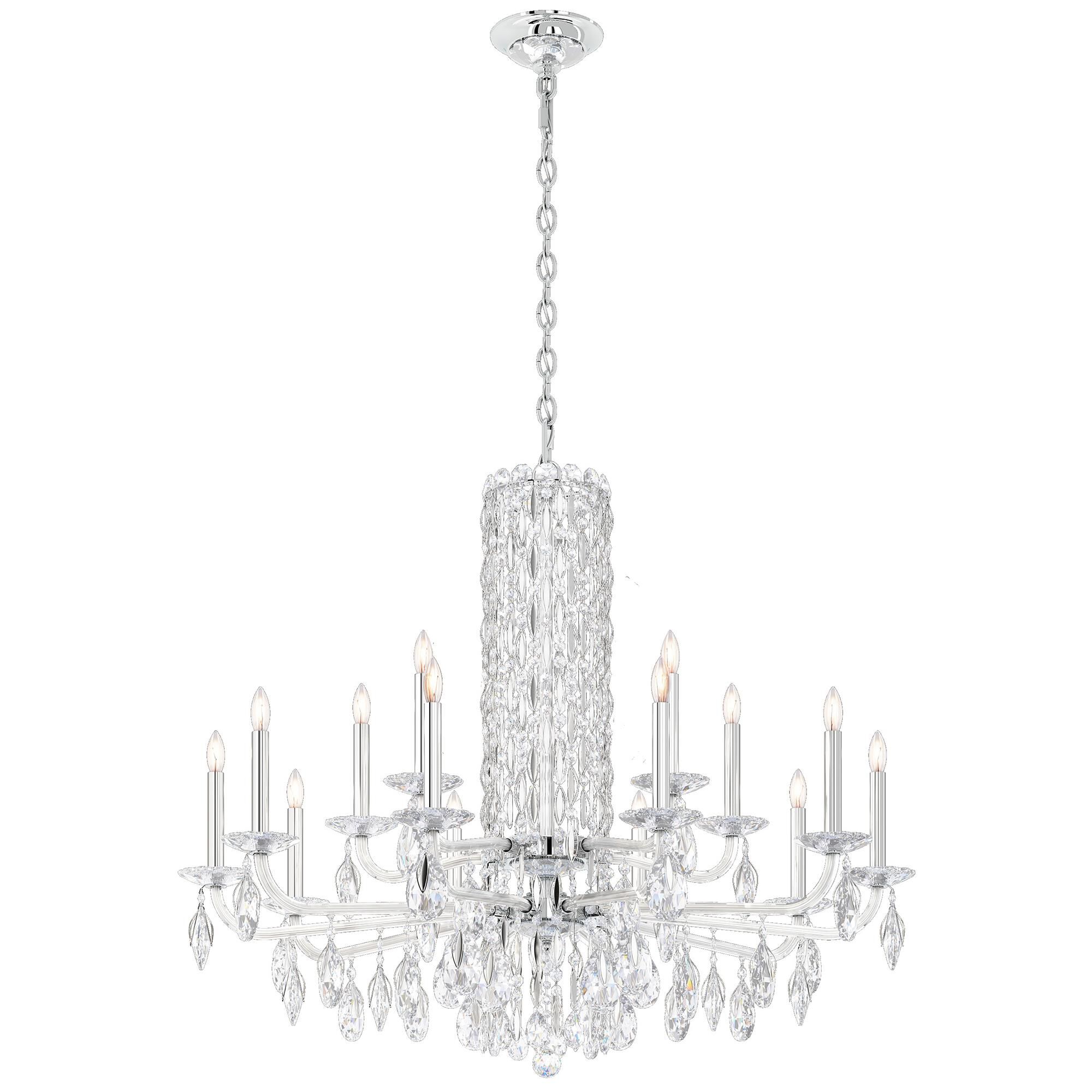 Shown in Polished Stainless Steel finish and Clear Radiance crystal