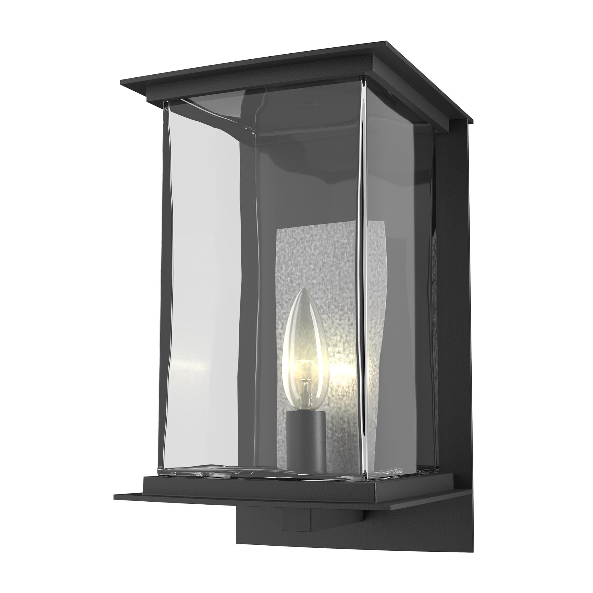 Shown in Coastal Black finish and Clear glass and Translucent Vintage Platinum accent