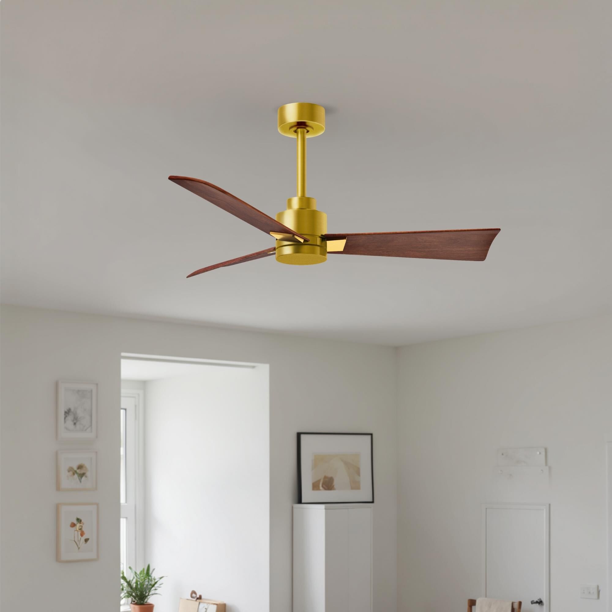 Shown in Brushed Brass finish