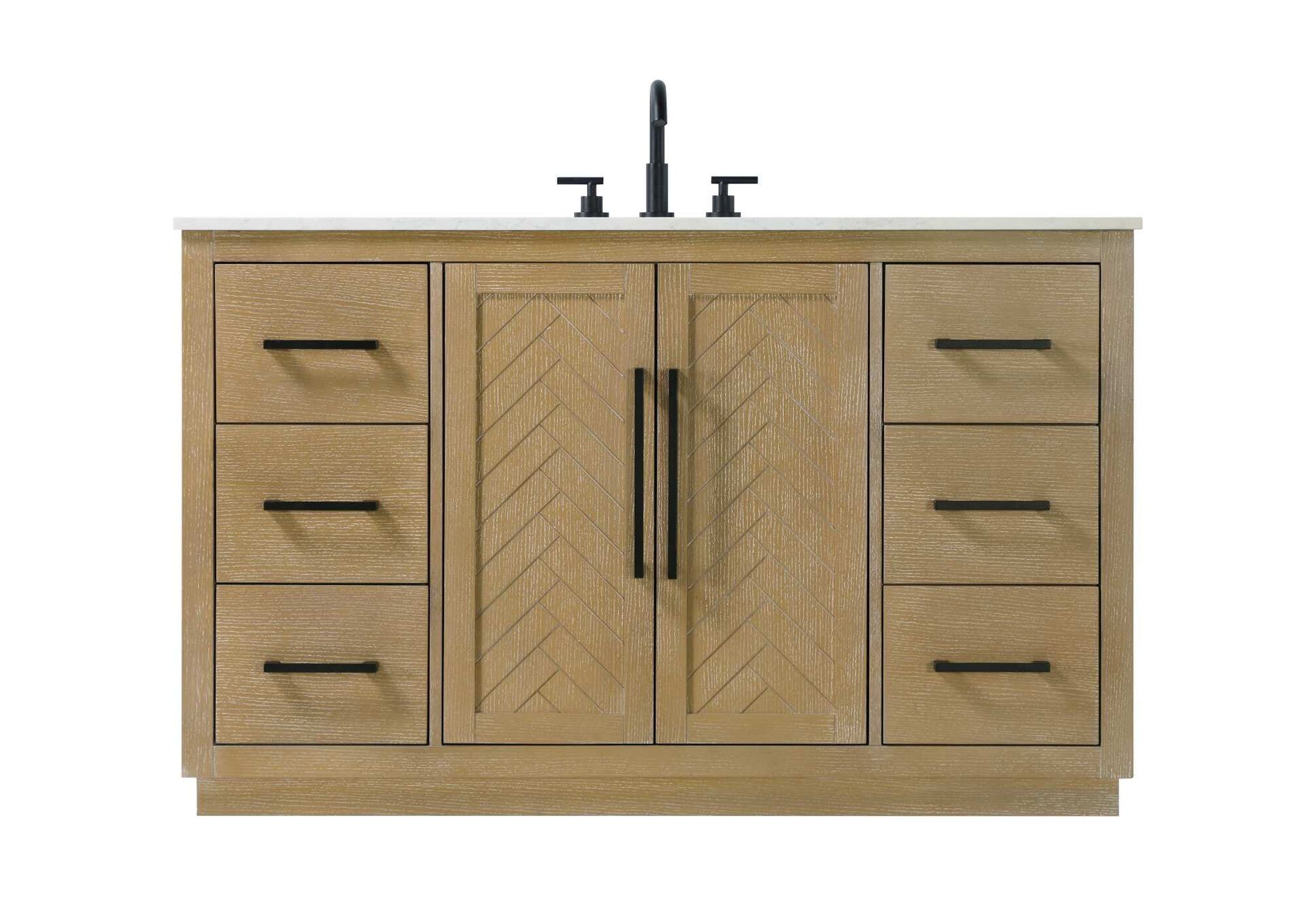 Shown in Linen Oak finish