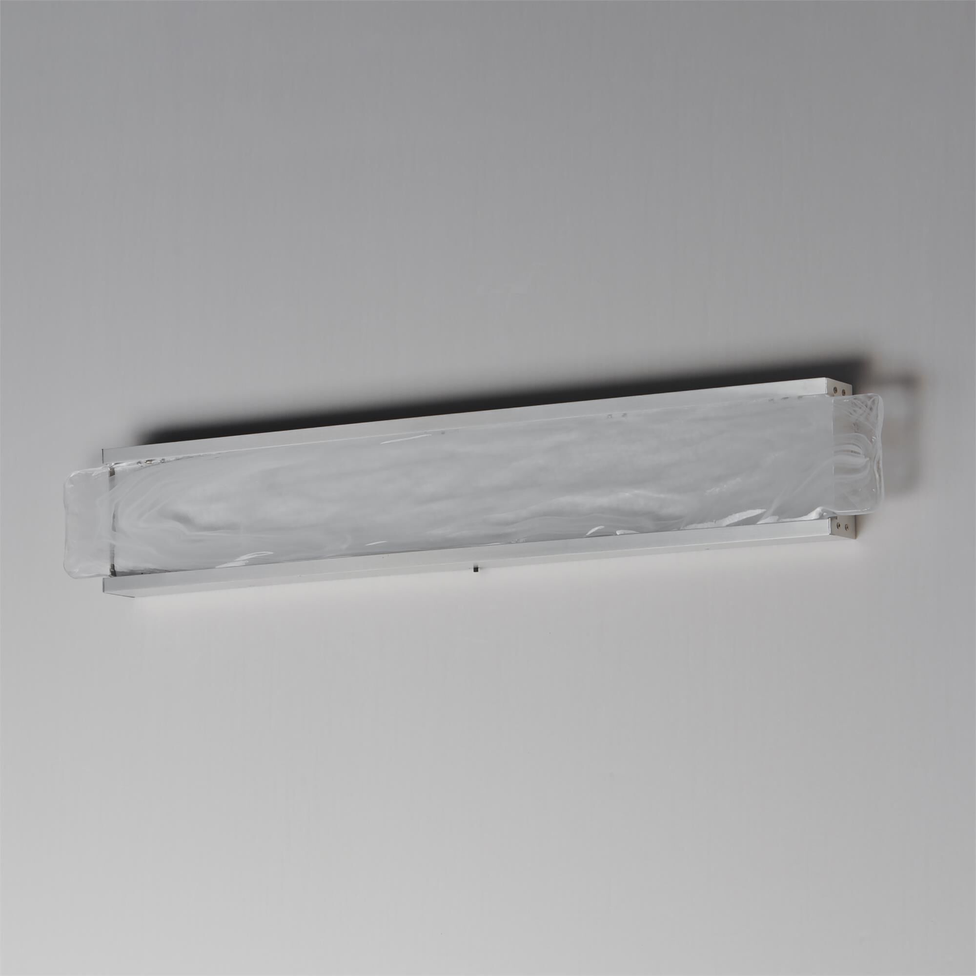 Shown in Satin Nickel finish and White Spiral glass