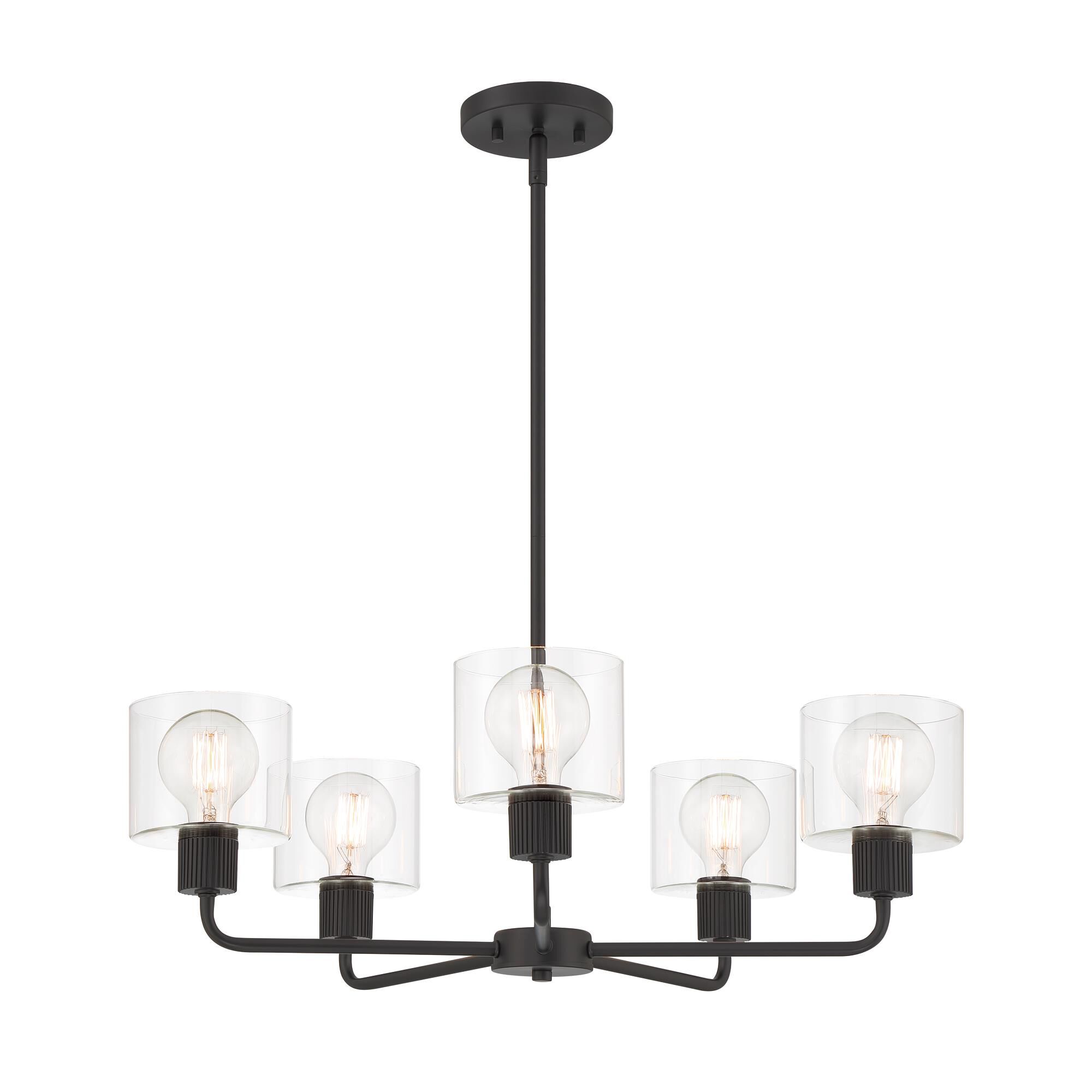 Vibrato 27 Inch 5 Light Chandelier by Designers Fountain