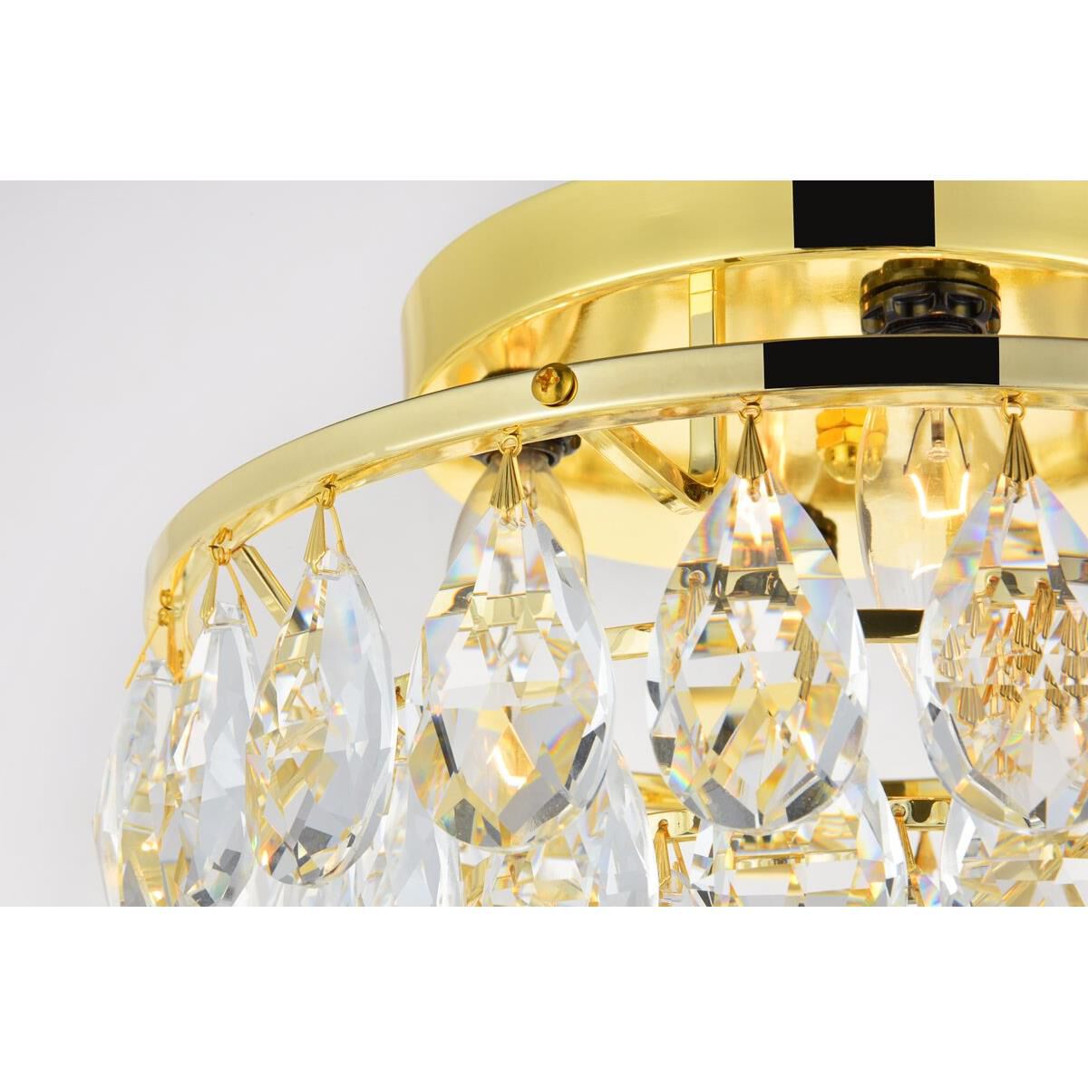 Clara 14 Inch 4 Light Flush Mount by Elegant Lighting