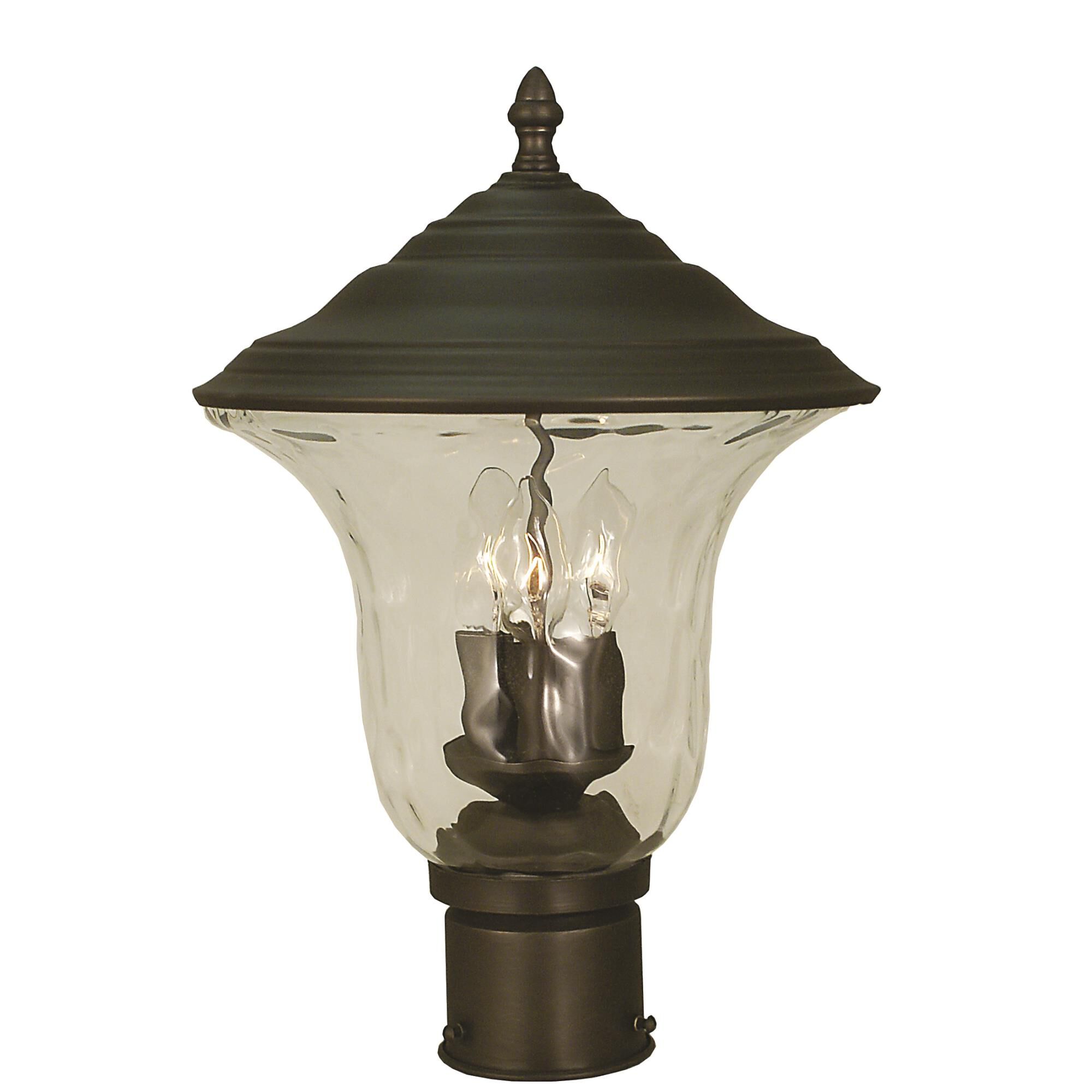 Shown with Clear Mottled Glass shade