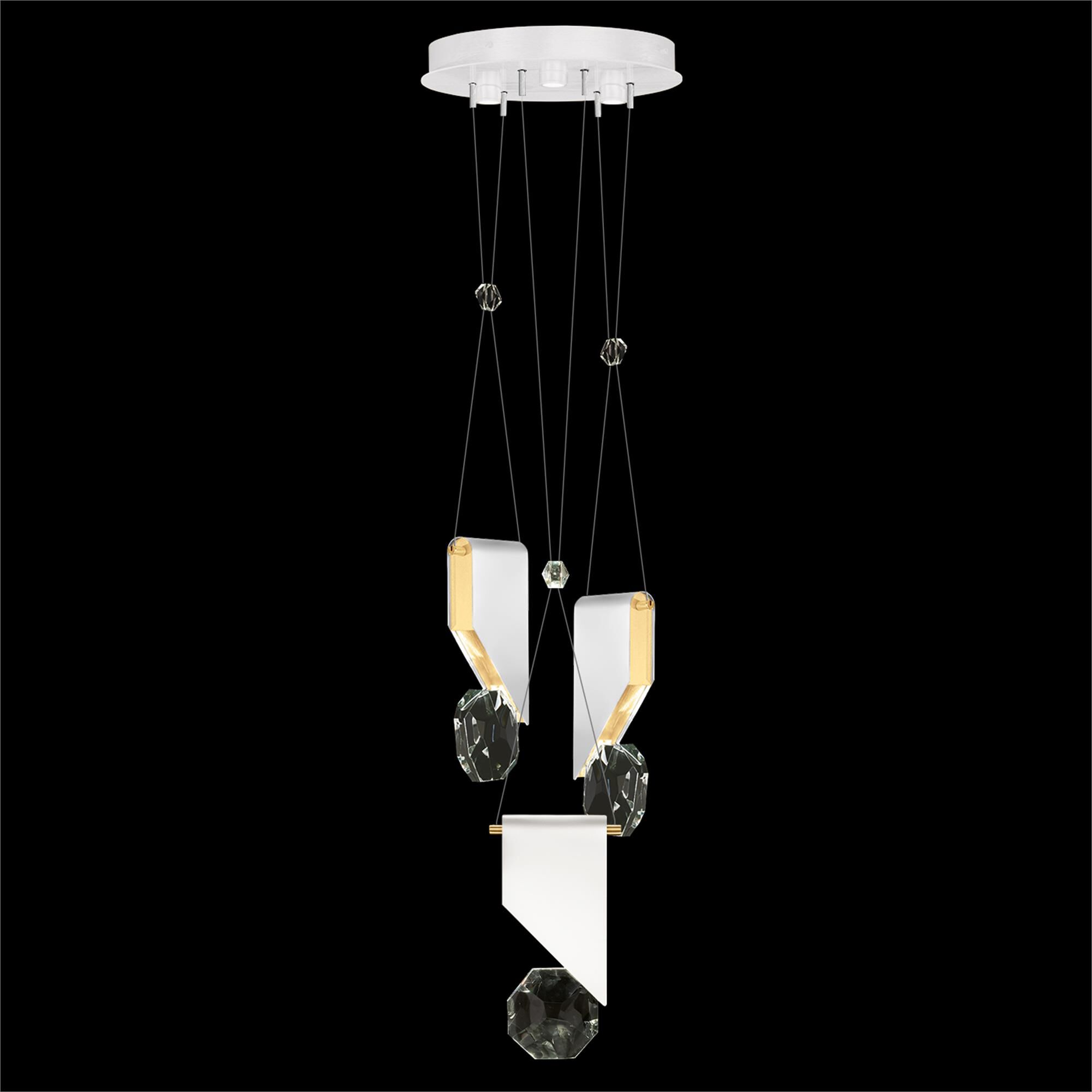 Shown with True crystal and False glass