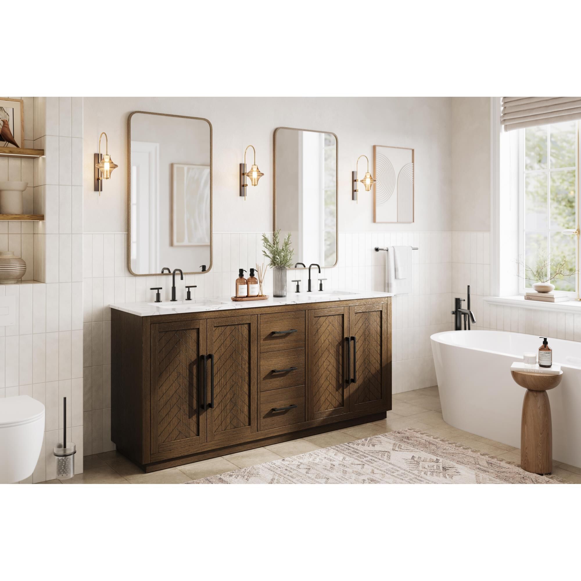 Chase 72 Inch Bath Vanity by Elegant Dcor