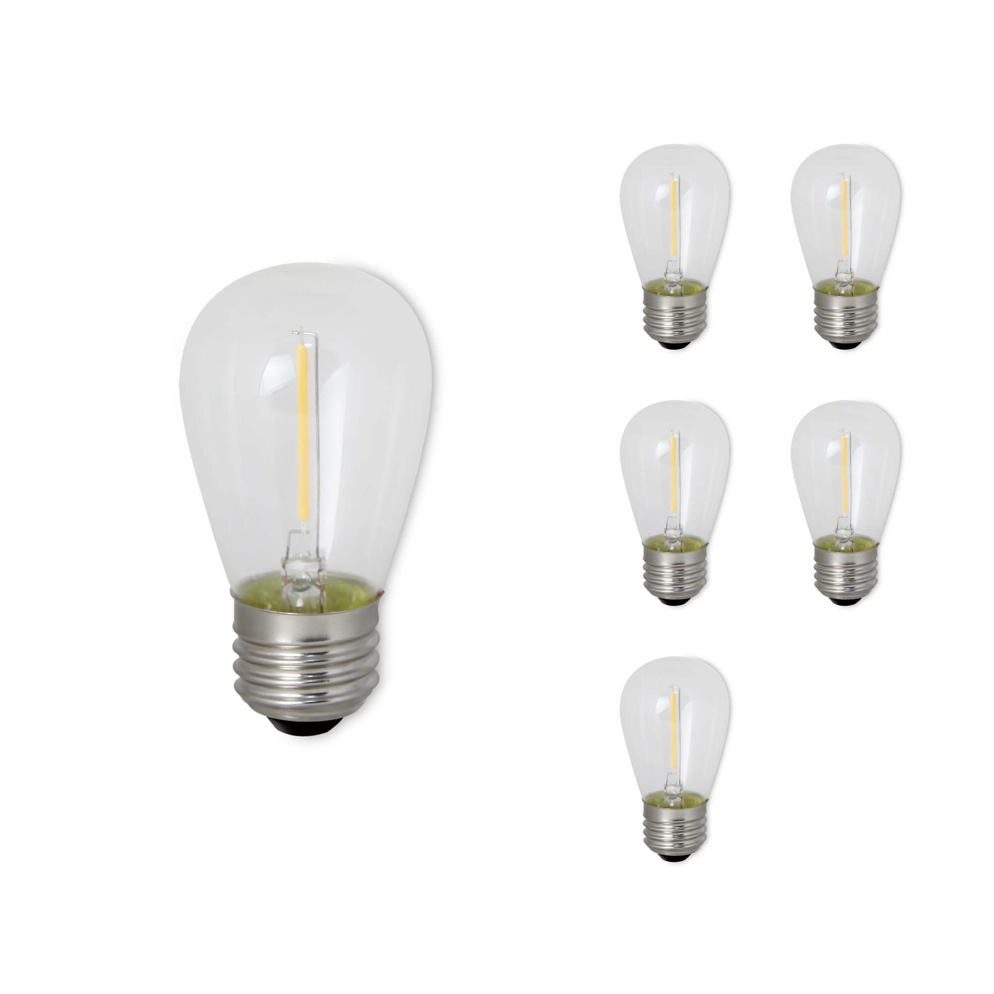 0.70 Watt 2400K S14 LED Light Bulb,