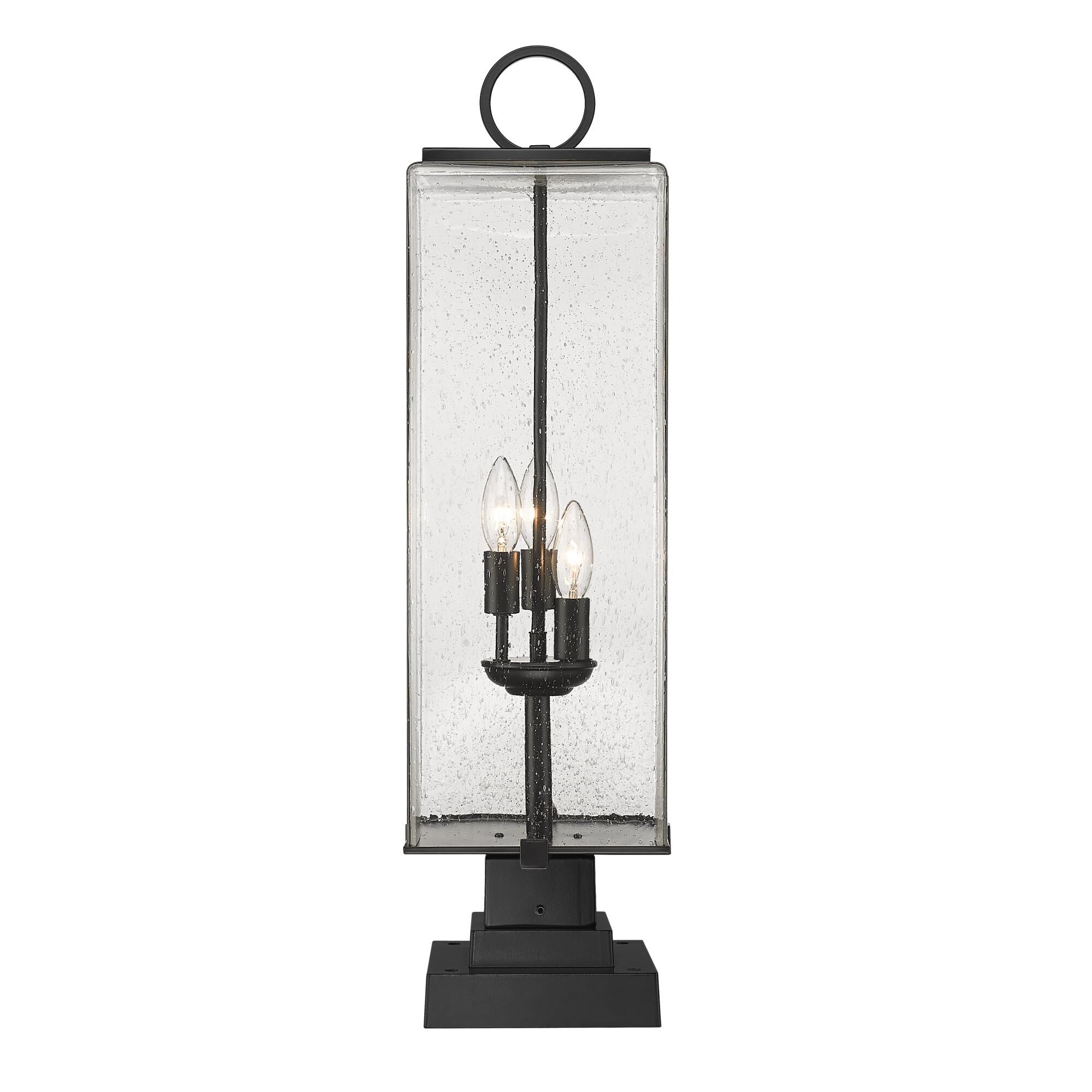 Sana 28 Inch Tall 3 Light Outdoor Pier Lamp by Z-Lite