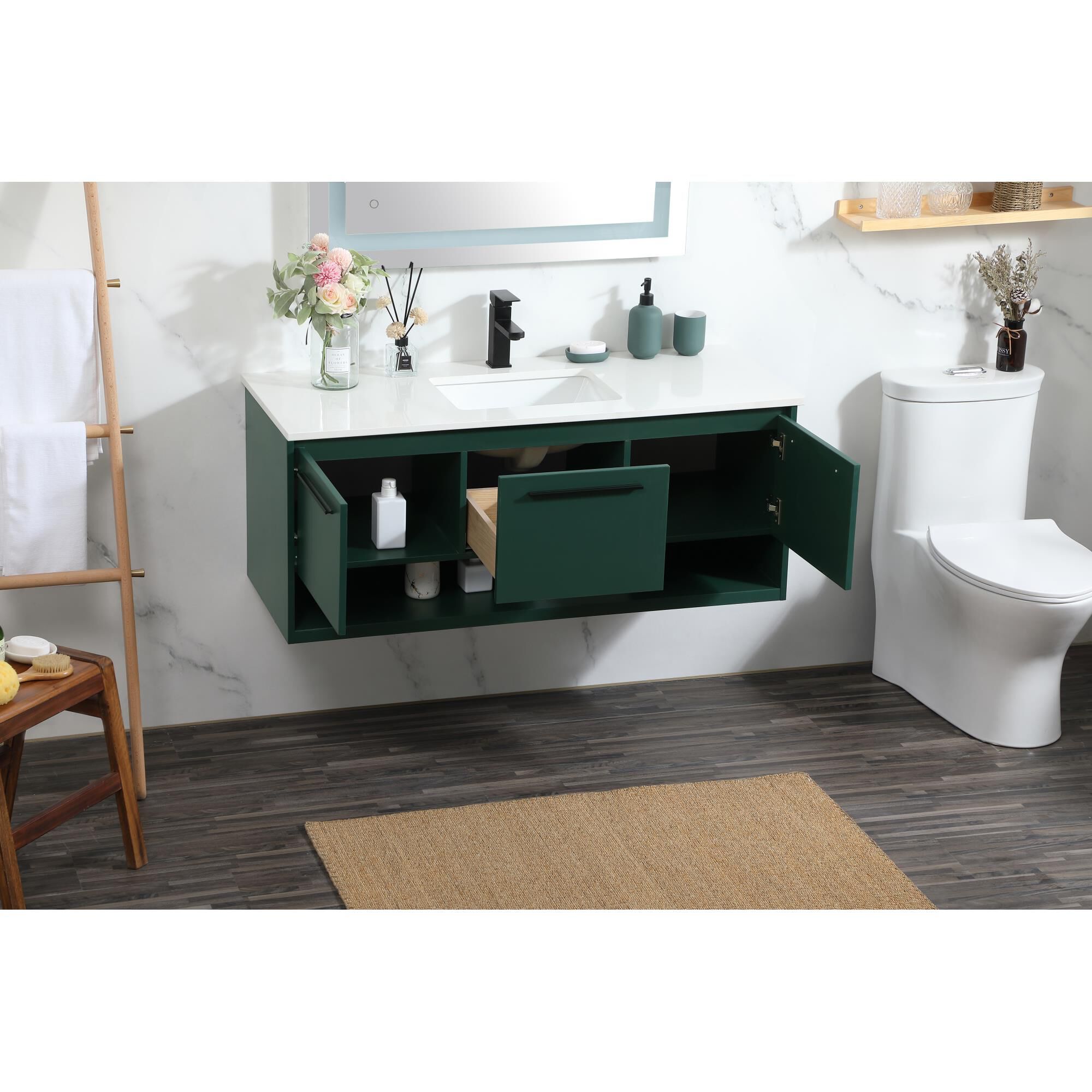 Shown in Green finish