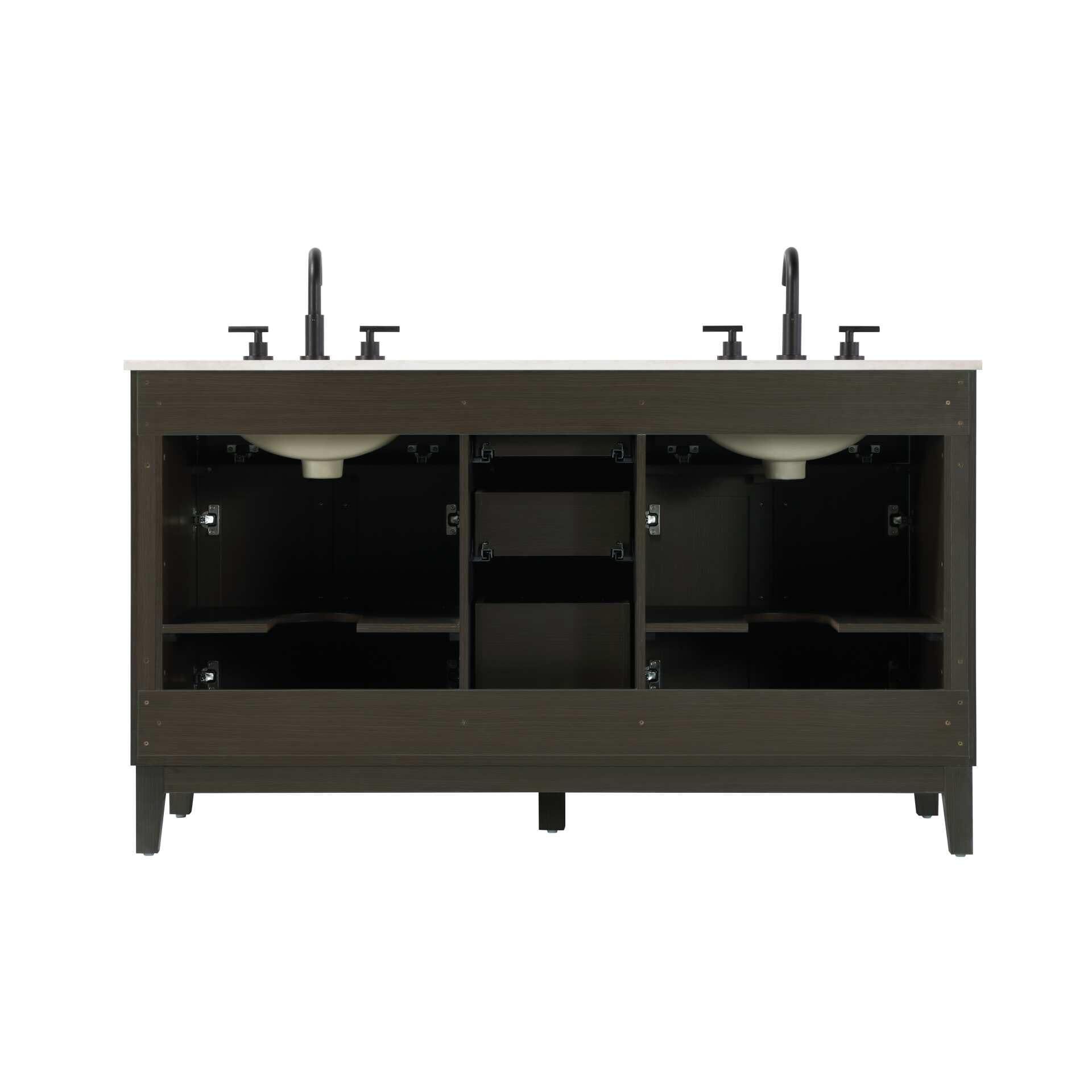 Virginia 60 Inch Bath Vanity by Elegant Decor