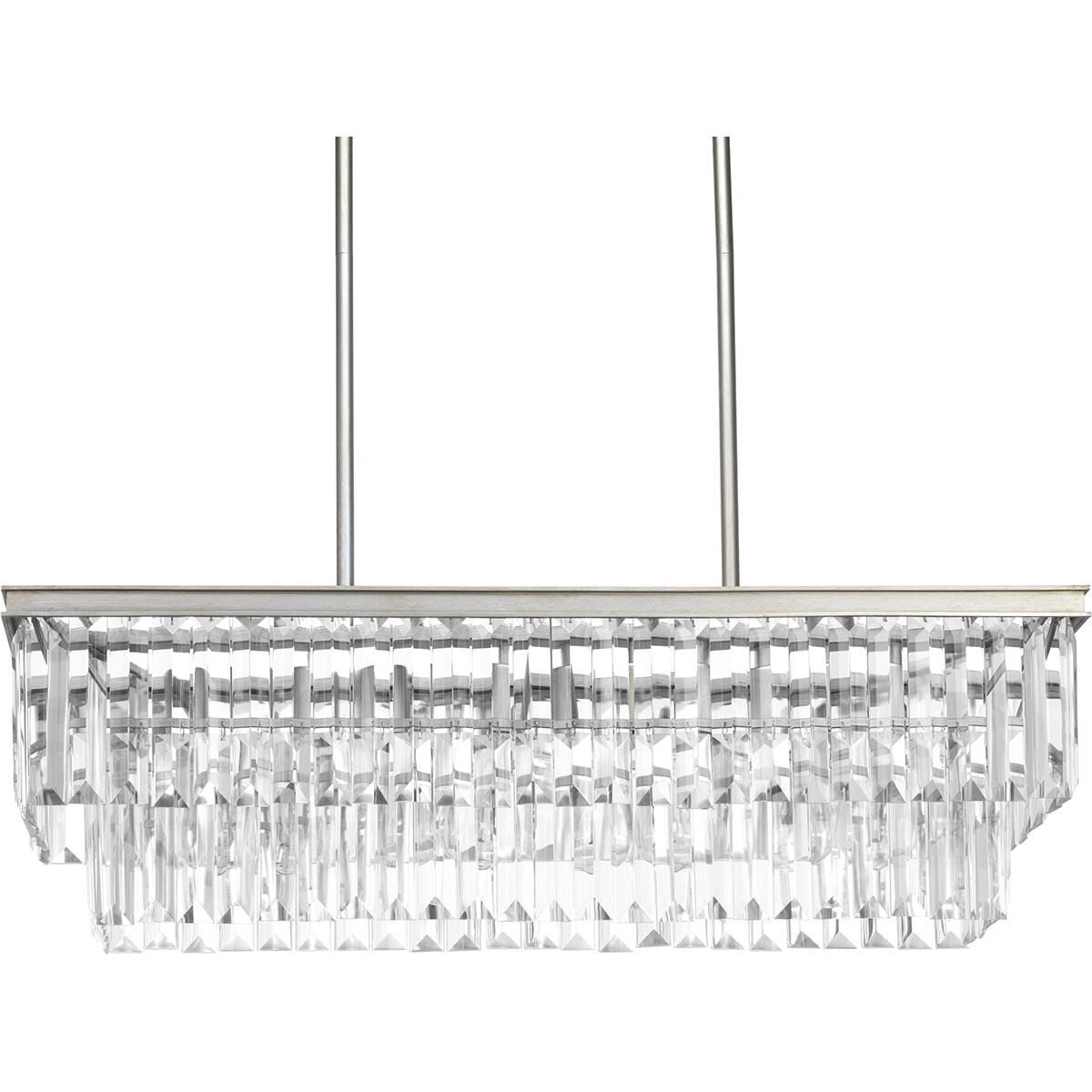 Glimmer 33 Inch 4 Light Linear Suspension Light by Progress Lighting - Clearance