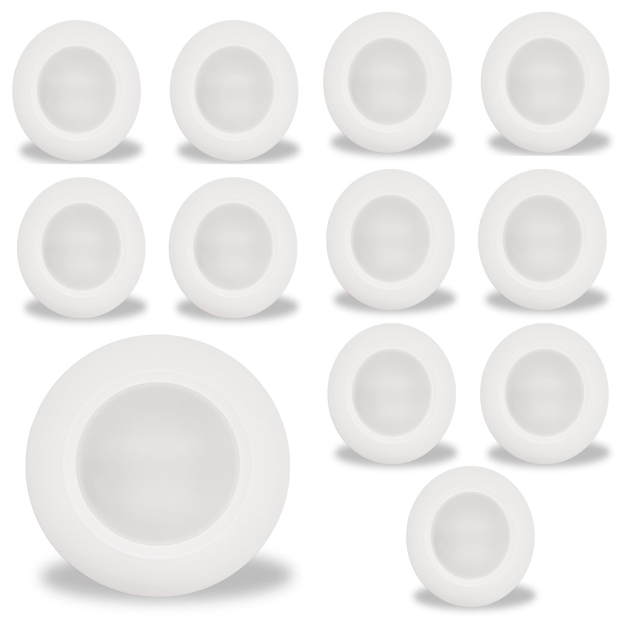 Shown in White finish