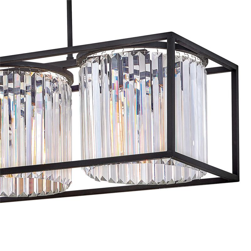Giada Small Linear Chandelier by Hinkley