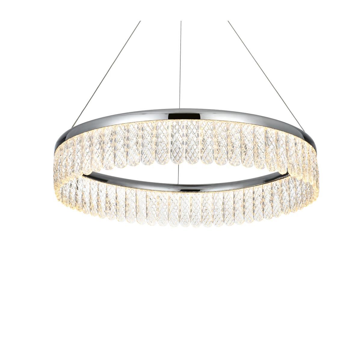 Rune 24 Inch Chandelier by Elegant Lighting